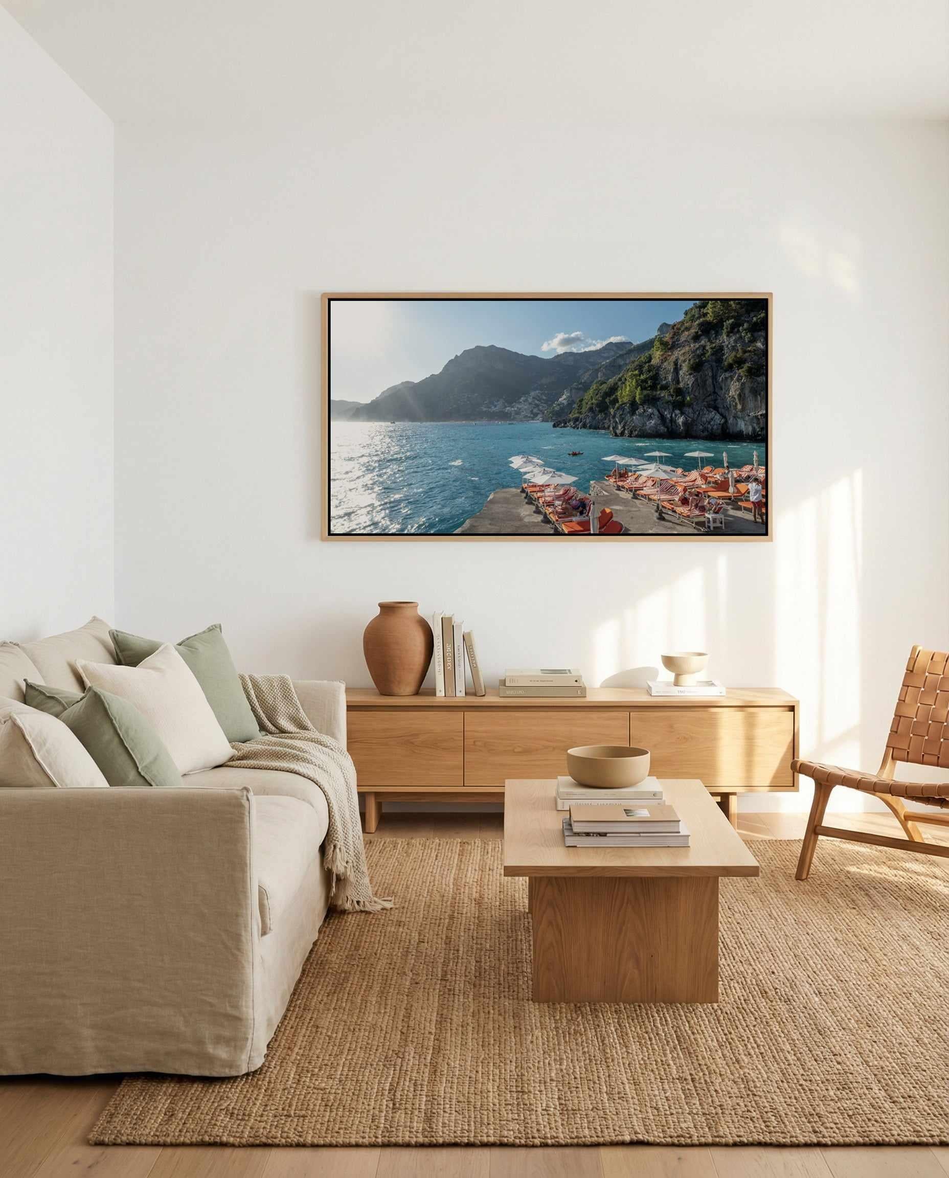 Il San Pietro II | Panoramic Canvas Art Print from Olive et Oriel where you can shop wallpaper and artworks online