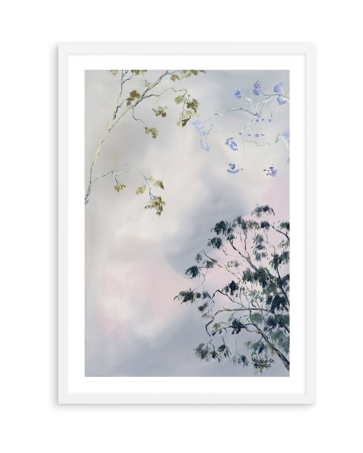 Illumination Brisbane Jacaranda by Meredith Howse | Art Print