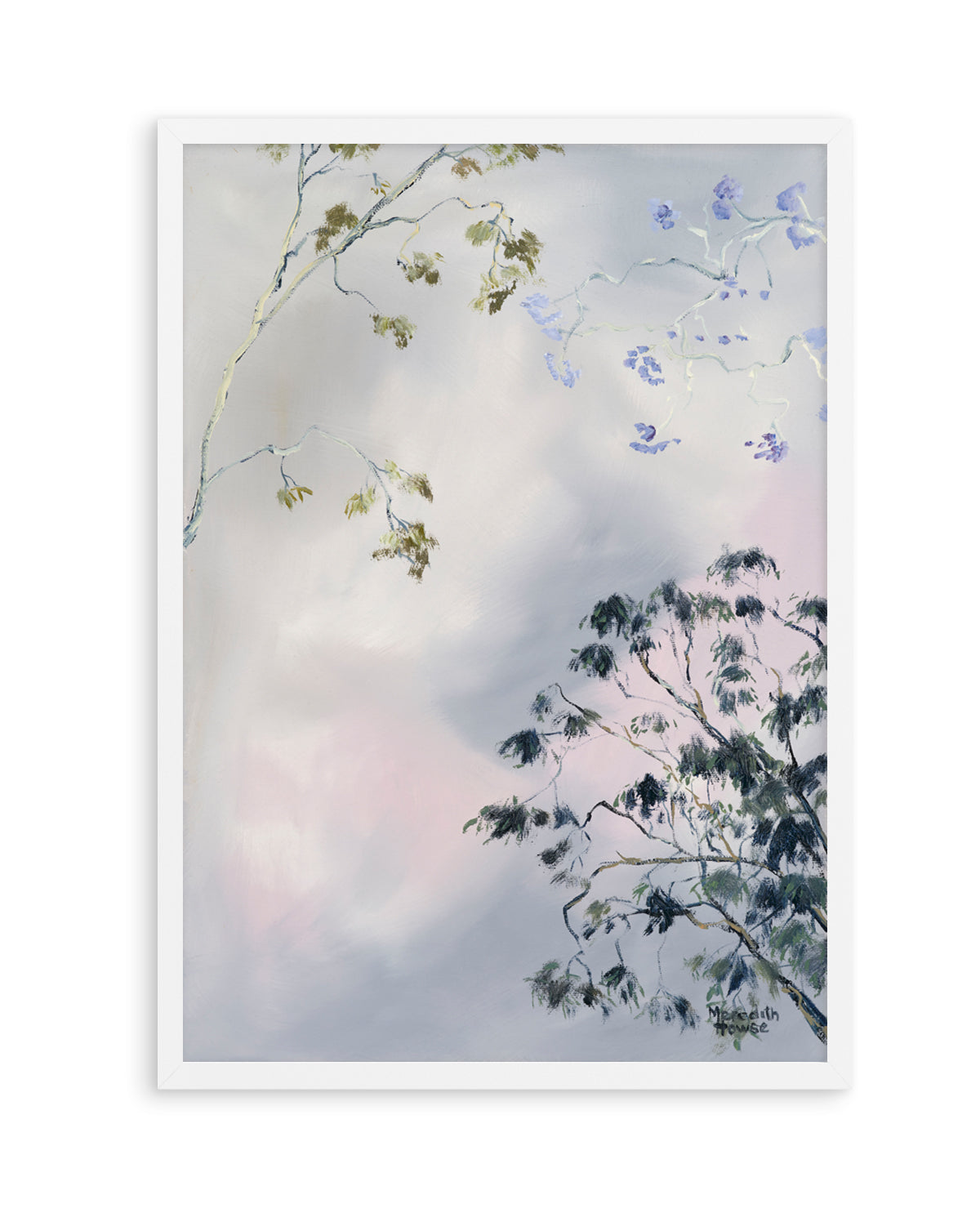 Illumination Brisbane Jacaranda by Meredith Howse | Art Print