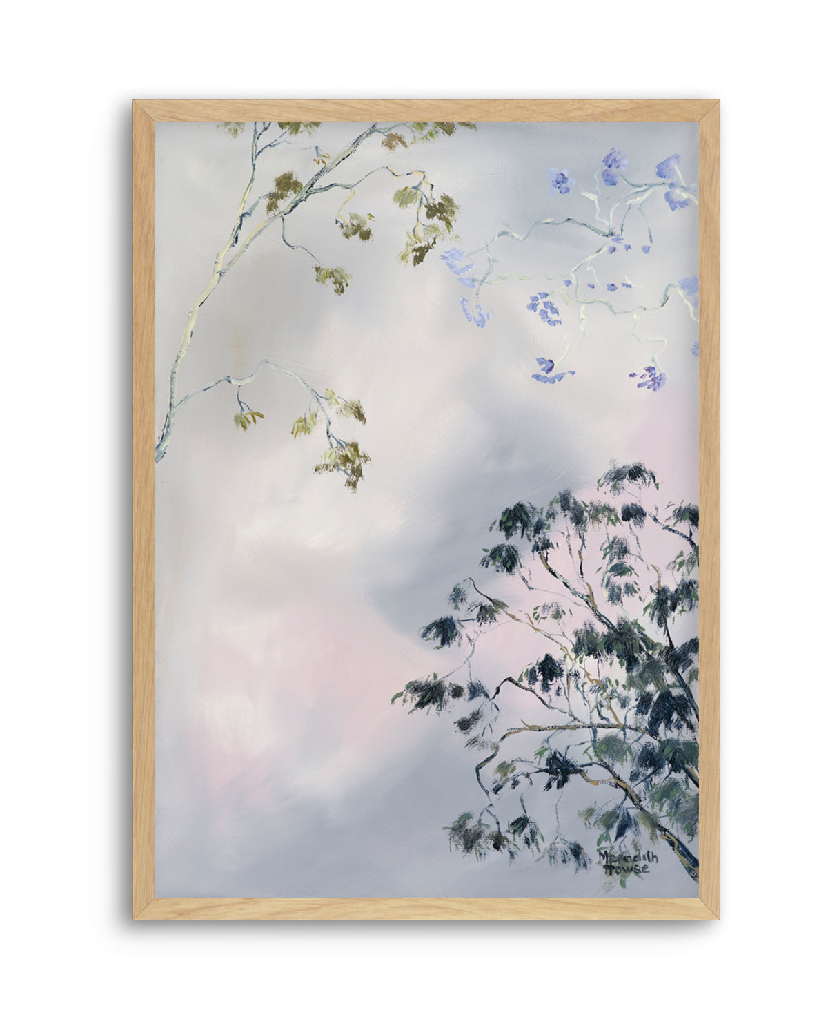 Illumination Brisbane Jacaranda by Meredith Howse | Art Print