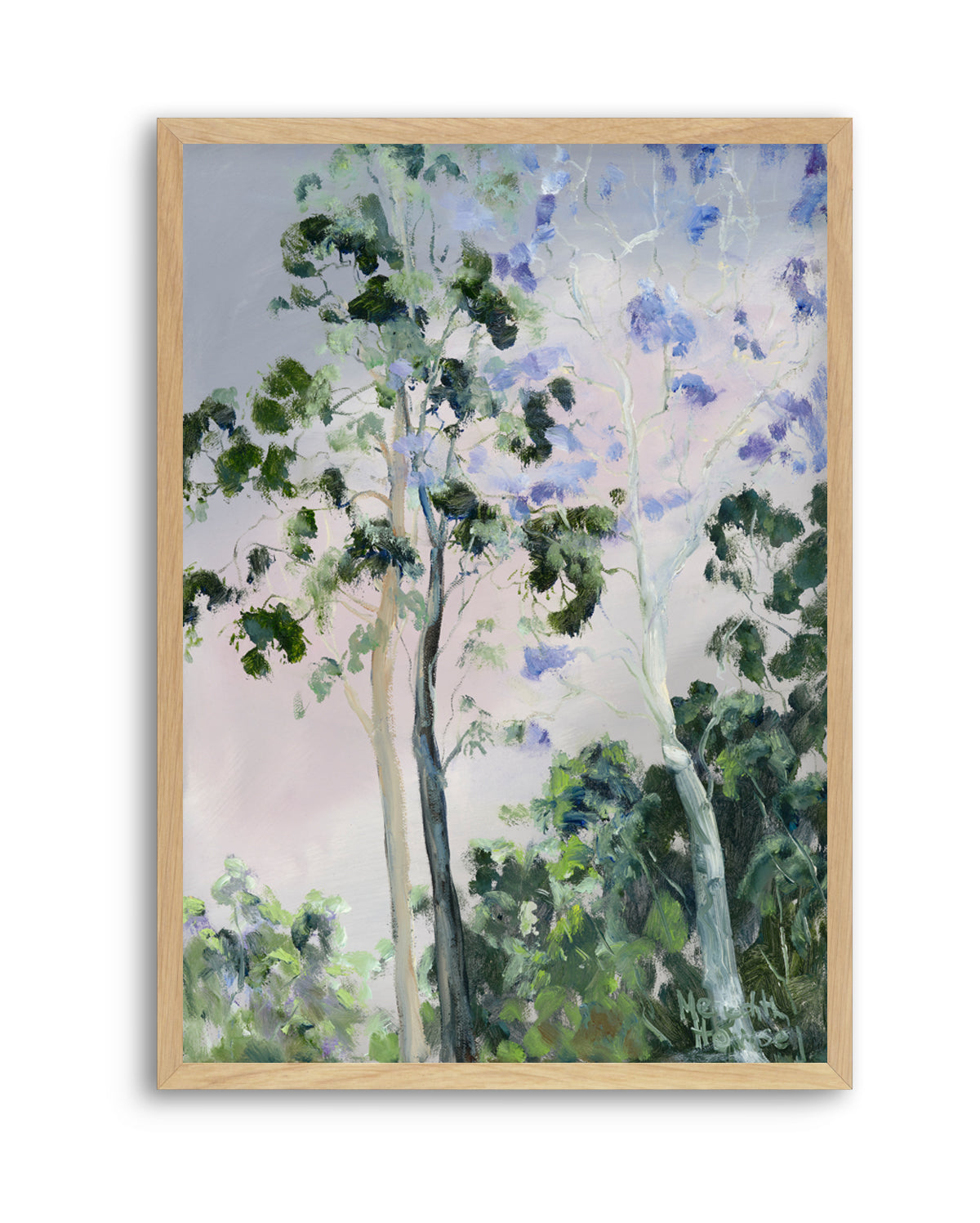 Illumination Jacaranda Mini-Me by Meredith Howse | Art Print