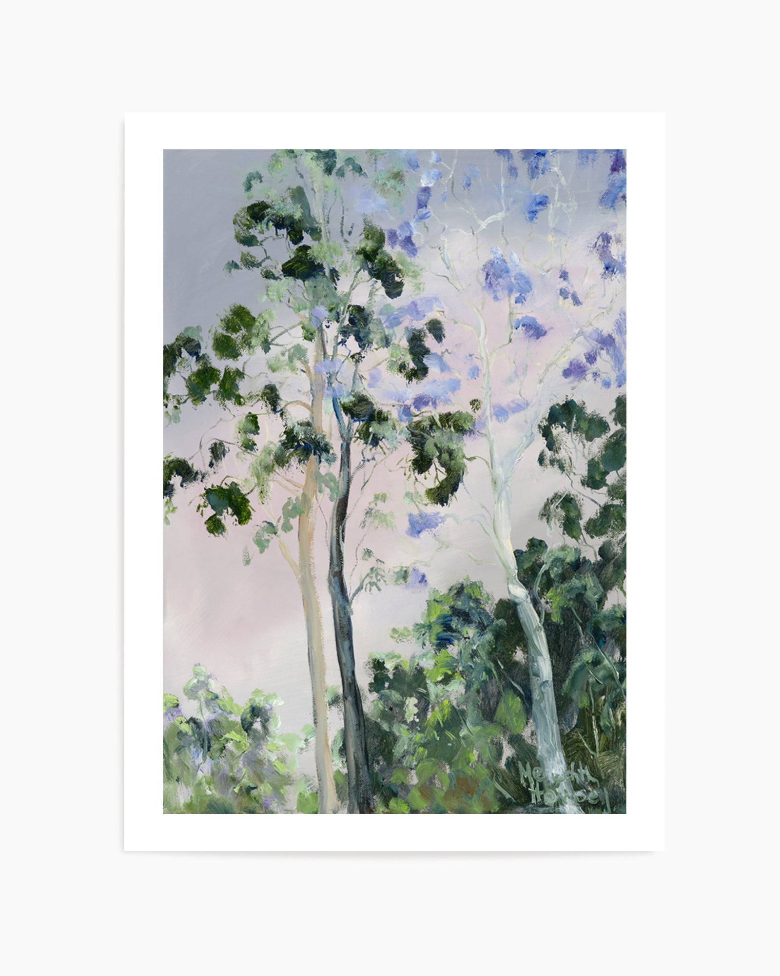 Illumination Jacaranda Mini-Me by Meredith Howse | Art Print