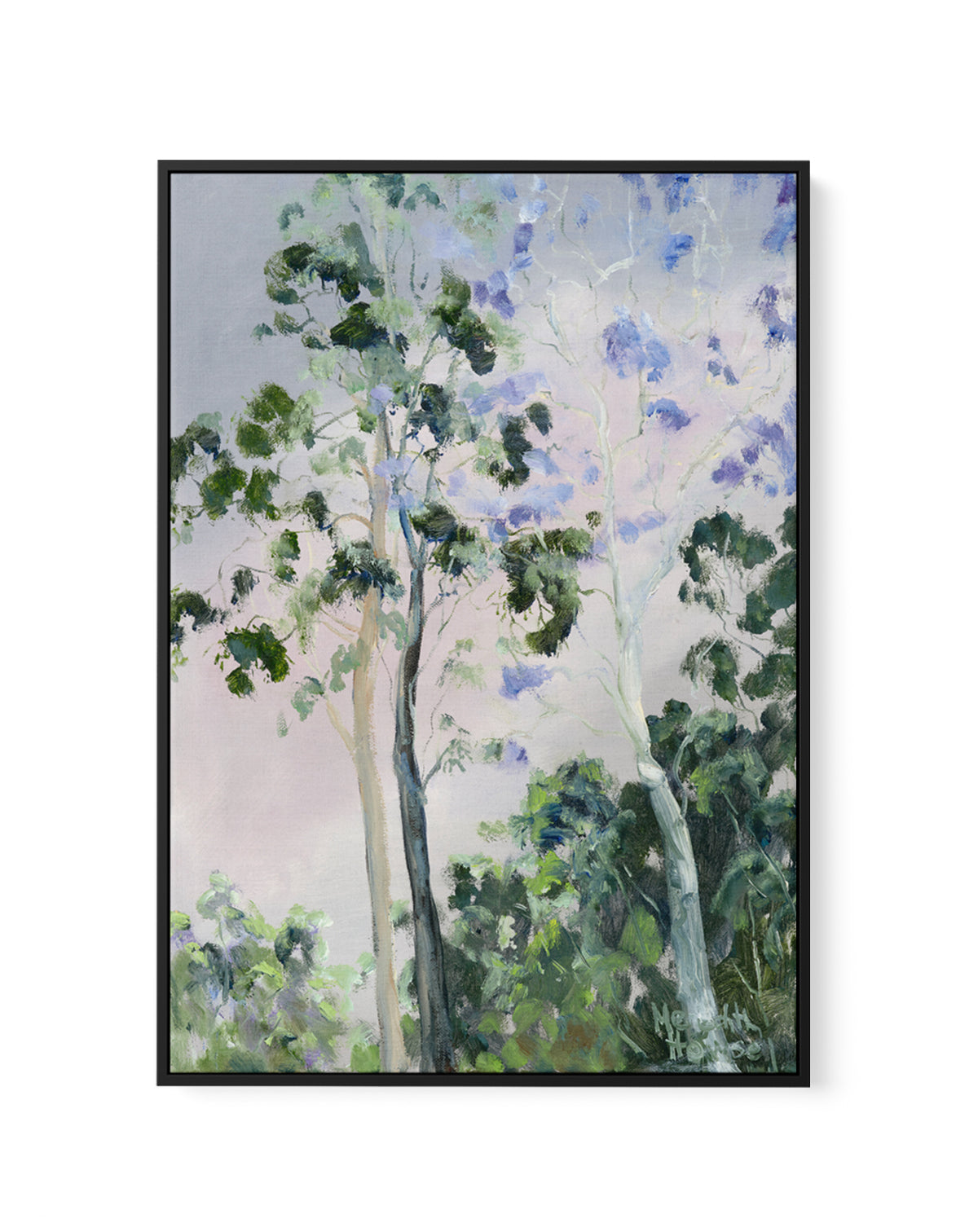 Illumination Jacaranda Mini-Me by Meredith Howse | Framed Canvas Art Print