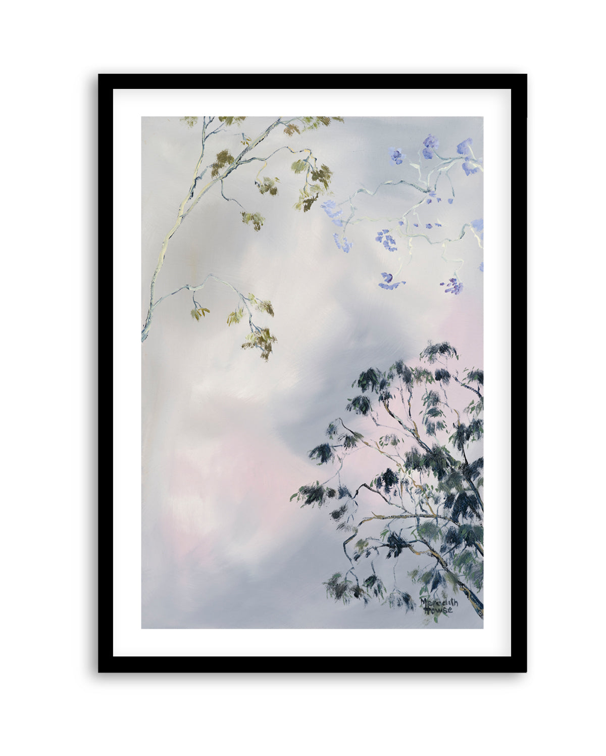 Illumination Brisbane Jacaranda by Meredith Howse | Art Print