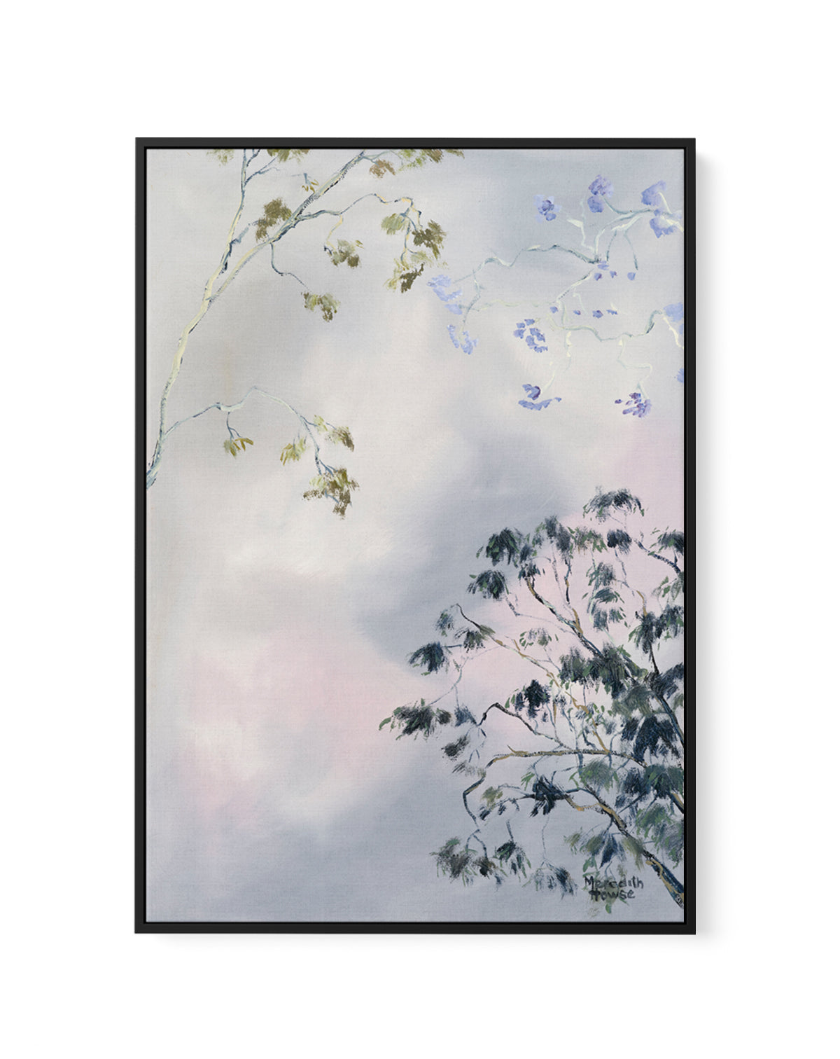Illumination Brisbane Jacaranda by Meredith Howse | Framed Canvas Art Print