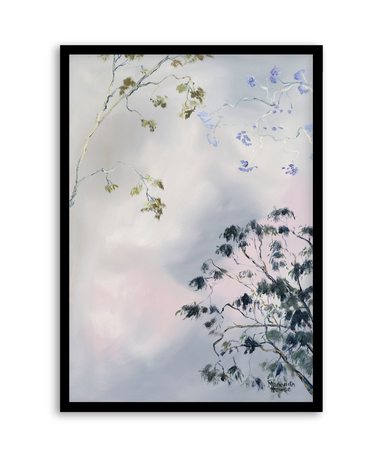 Illumination Brisbane Jacaranda by Meredith Howse | Art Print