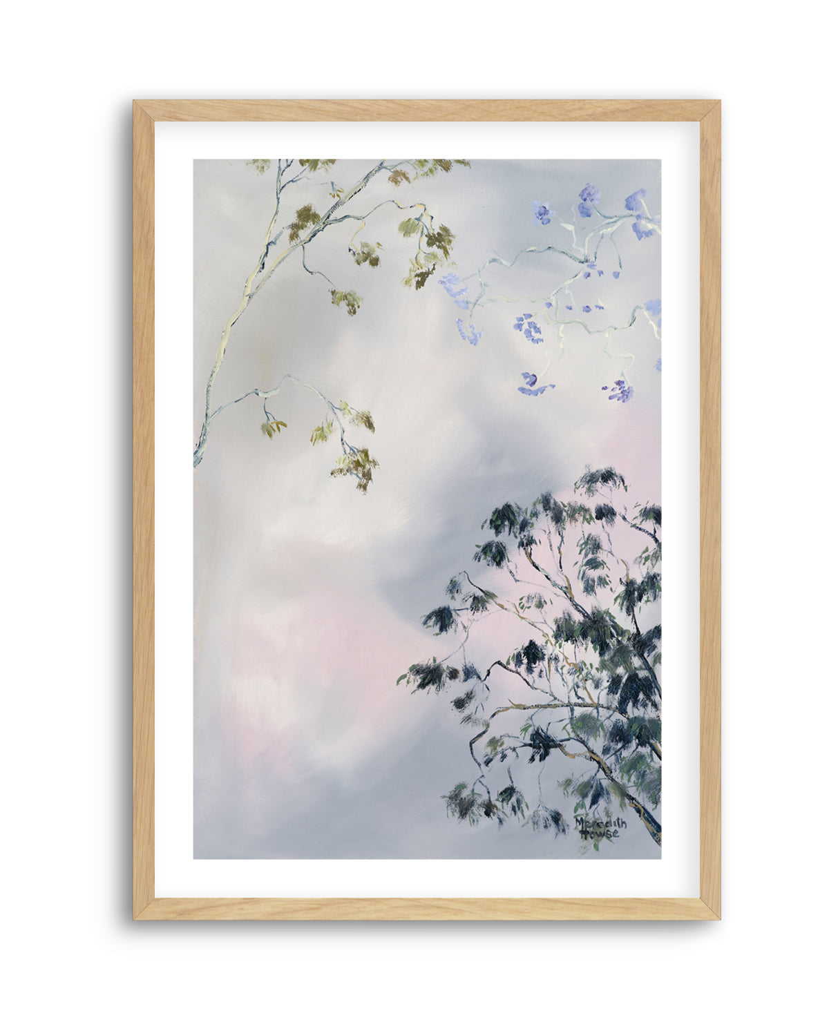 Illumination Brisbane Jacaranda by Meredith Howse | Art Print