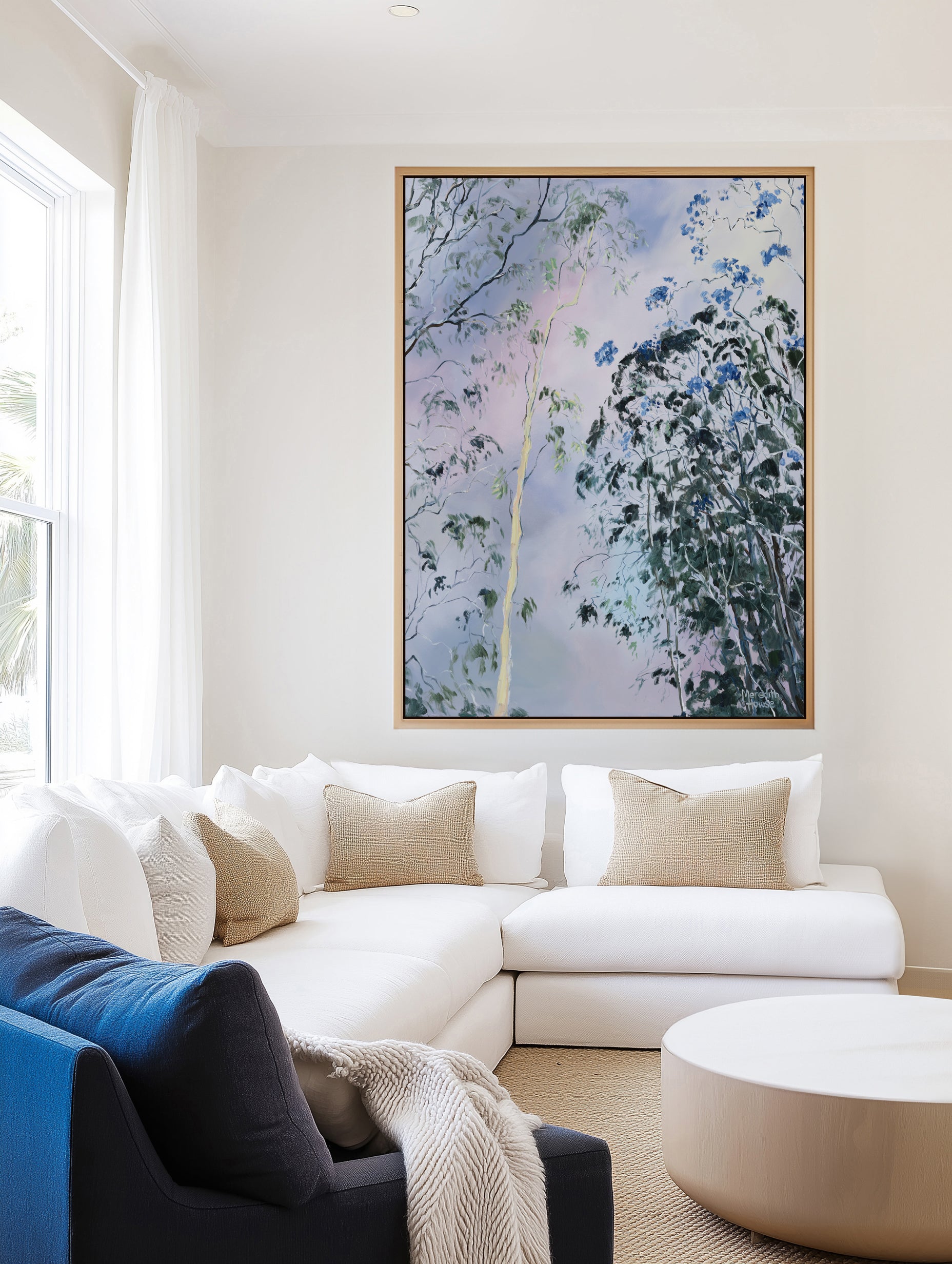 Illumination of Ashgrove Trees by Meredith Howse | Framed Canvas Art Print