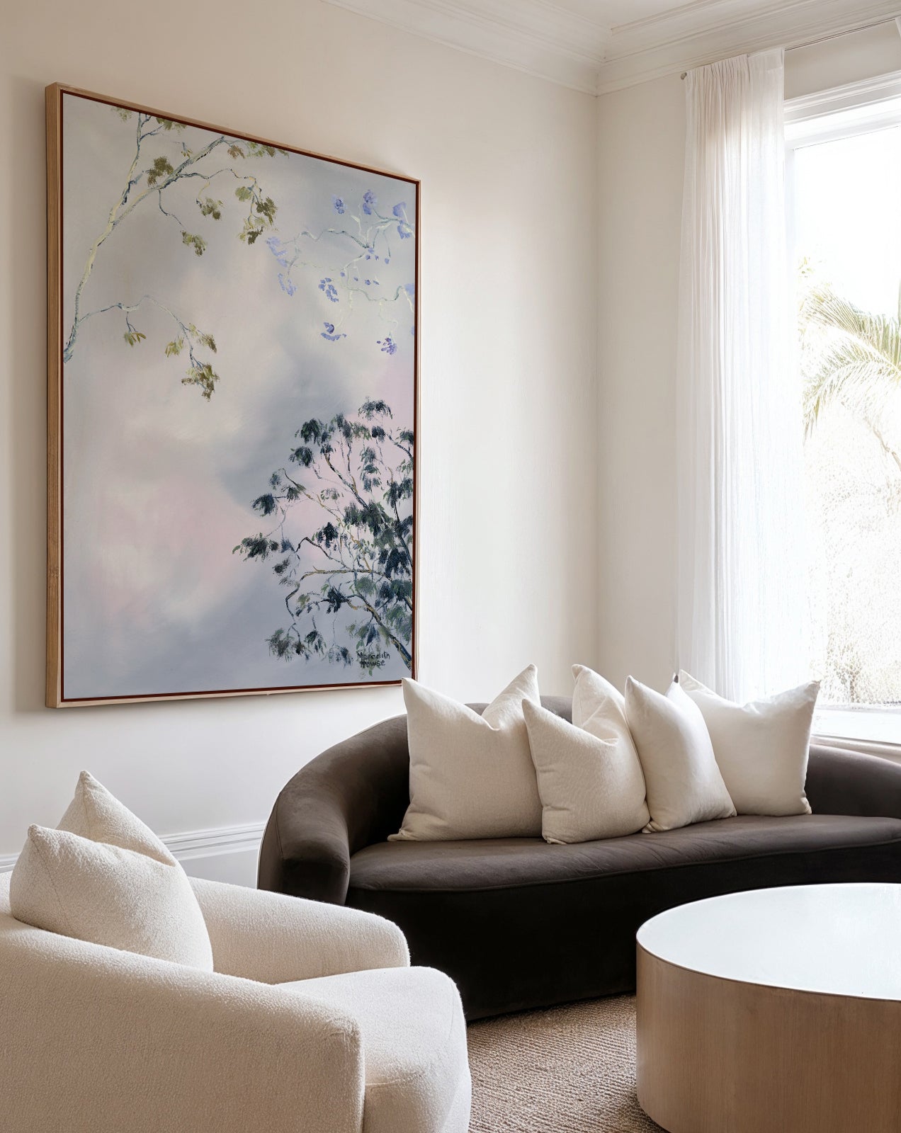 Illumination Brisbane Jacaranda by Meredith Howse | Framed Canvas Art Print