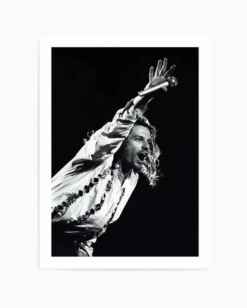 INXS | Tony Mott Collection Art Print black black & white art print