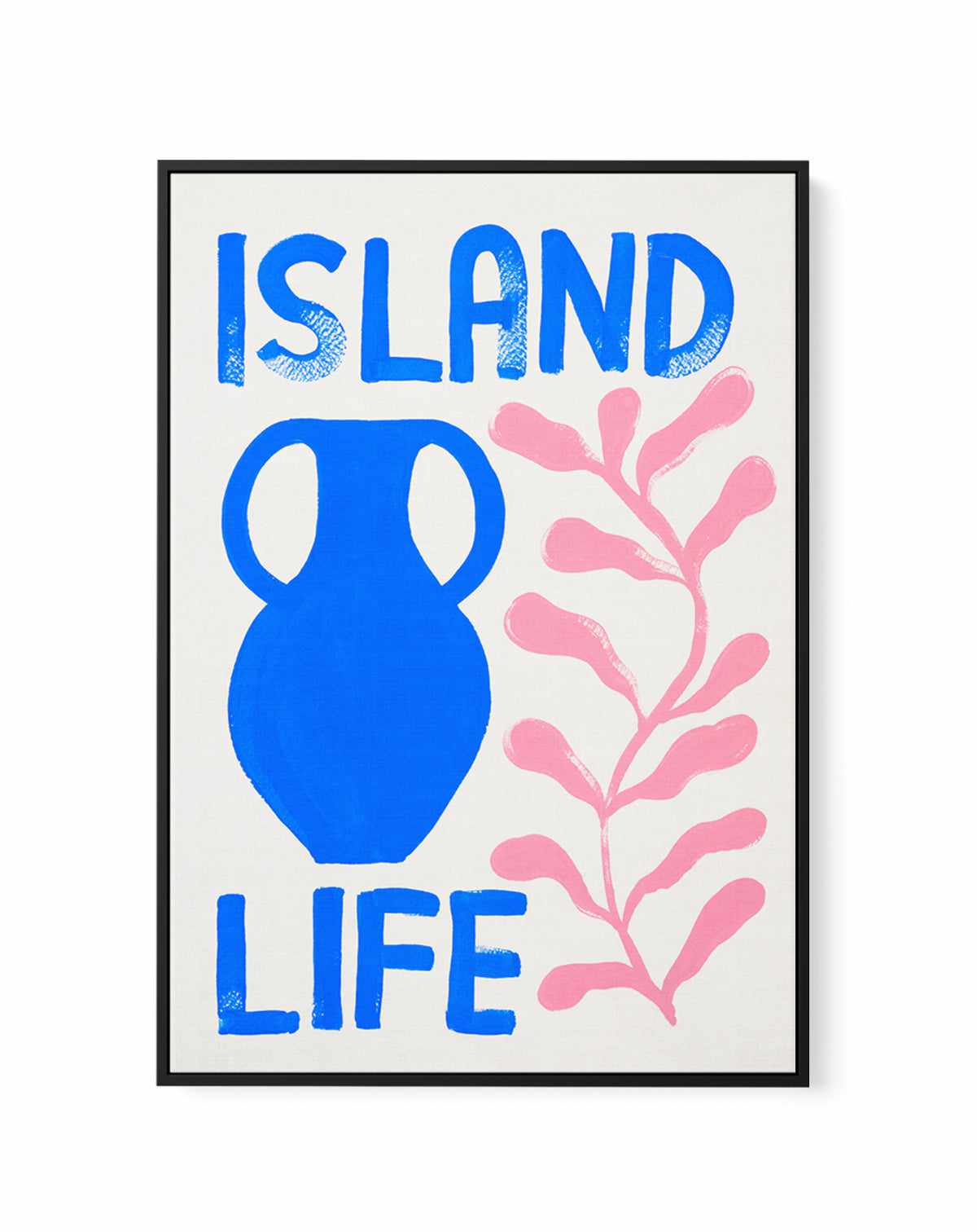 Island Life by Teena Zerefos | Framed Canvas Art Print