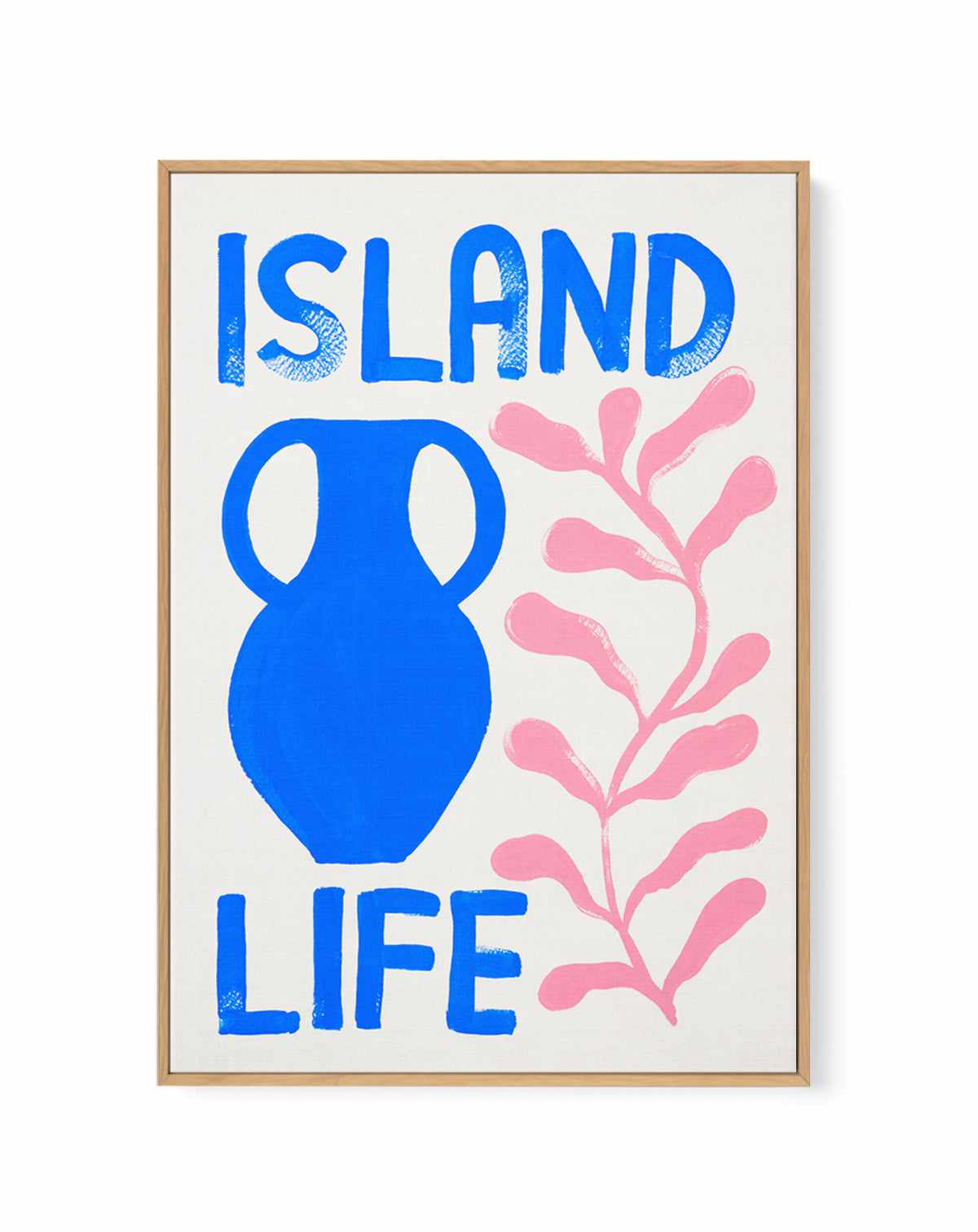 Island Life by Teena Zerefos | Framed Canvas Art Print