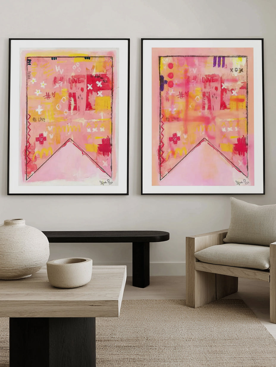 I'll Always Tag You I & II Art Print Set of 2 | Matching Wall Art