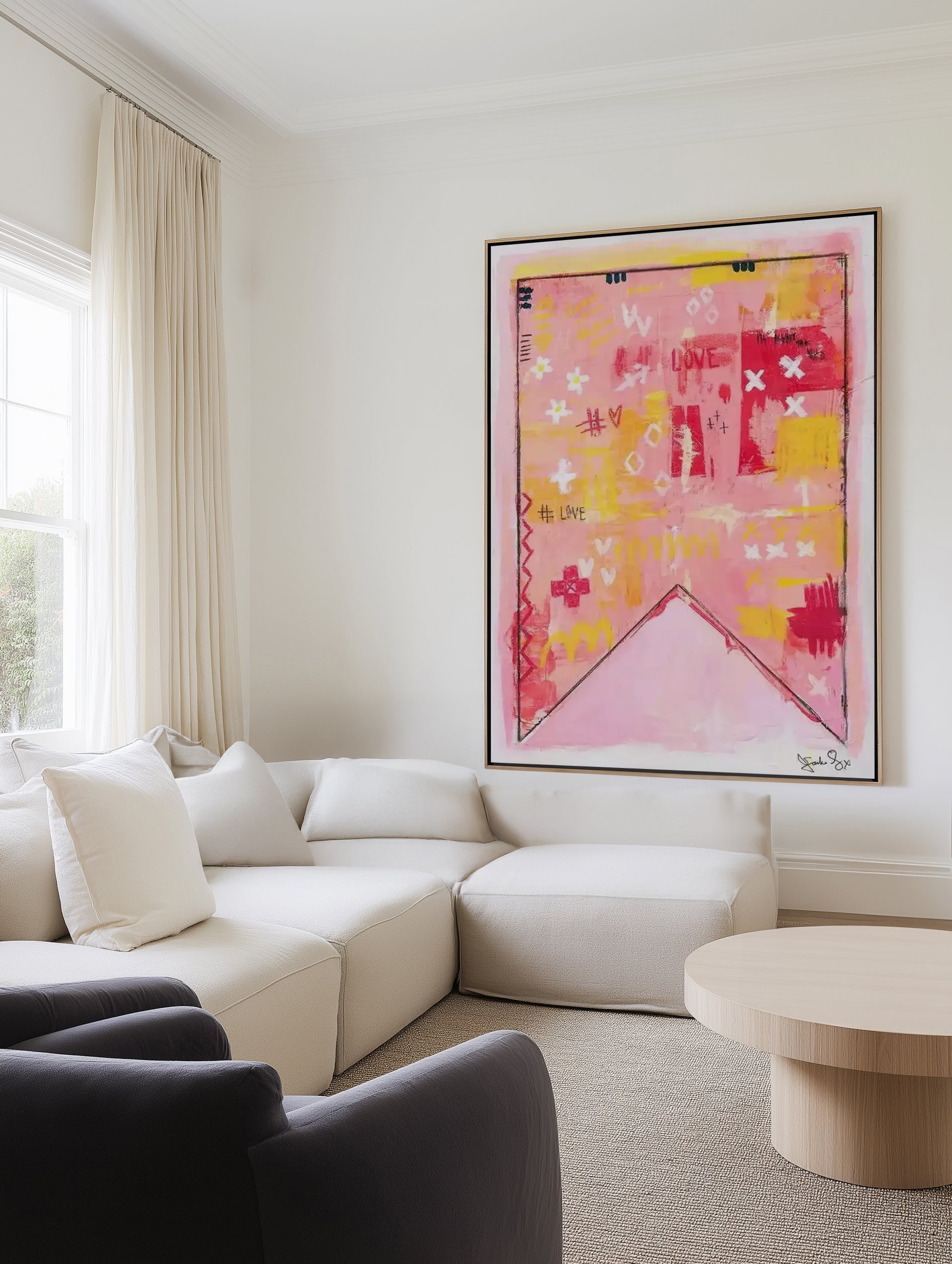 I'll Always Tag You I by Jackie Green | Framed Canvas Art Print