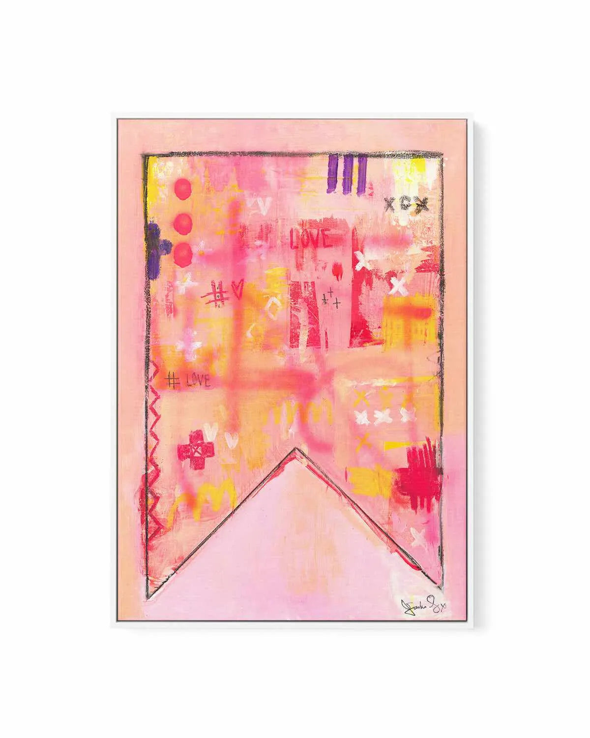 I'll Always Tag You II by Jackie Green | Framed Canvas Art Print from Olive et Oriel where you can shop wallpaper and artworks online