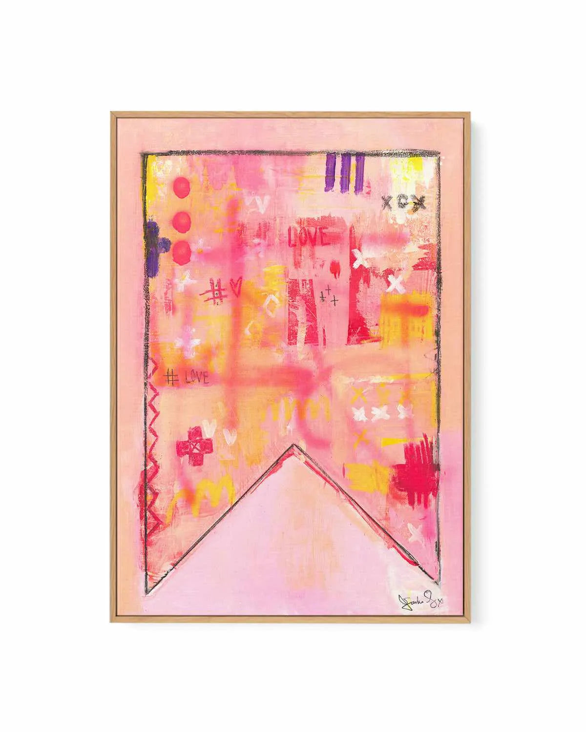 I'll Always Tag You II by Jackie Green | Framed Canvas Art Print from Olive et Oriel where you can shop wallpaper and artworks online