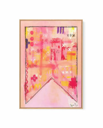 I'll Always Tag You II by Jackie Green | Framed Canvas Art Print from Olive et Oriel where you can shop wallpaper and artworks online