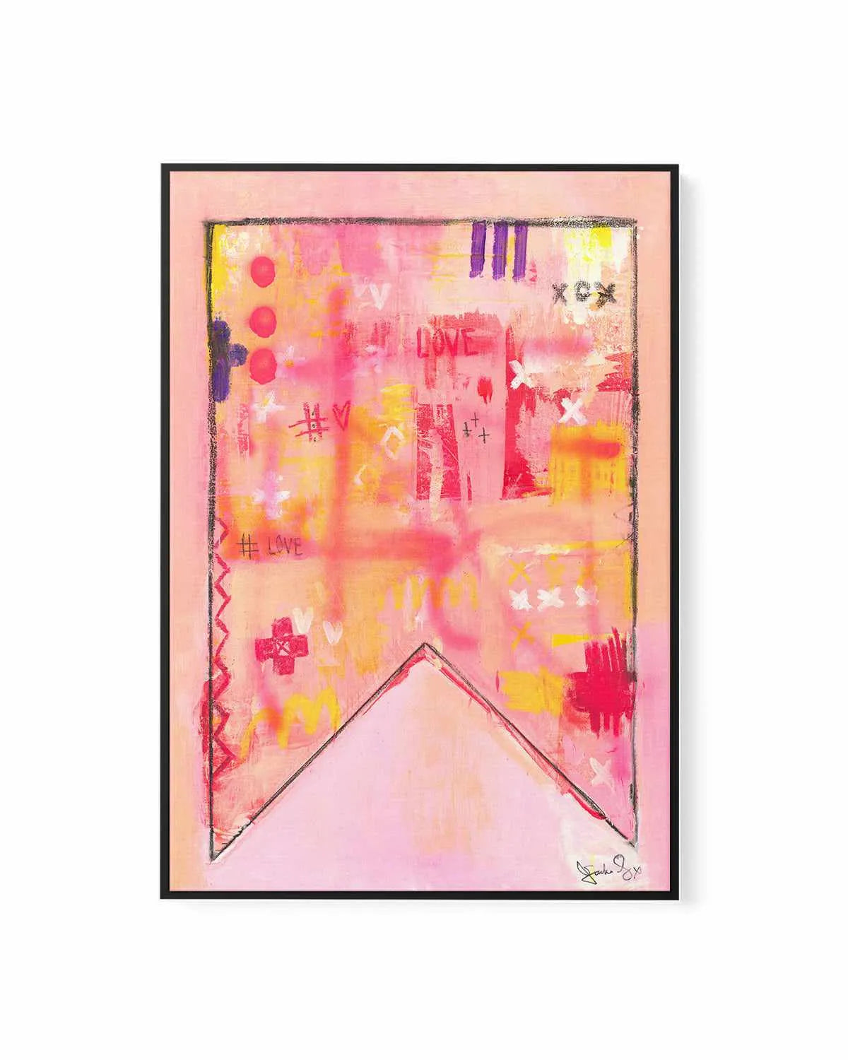 I'll Always Tag You II by Jackie Green | Framed Canvas Art Print from Olive et Oriel where you can shop wallpaper and artworks online
