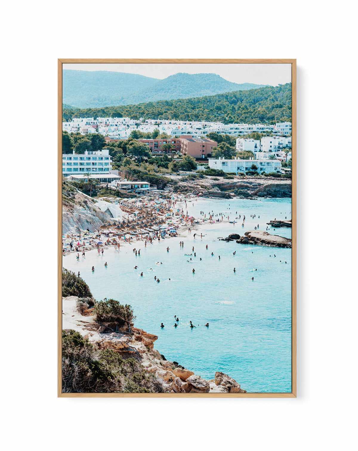 Ibiza Summer Days by Teigan Geercke | Framed Canvas Art Print from Olive et Oriel where you can shop wallpaper and artworks online