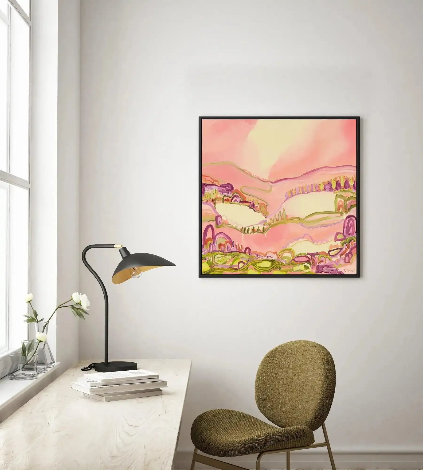 Ibiza Sunsets by Belinda Stone | Framed Canvas-CANVAS-You can shop wall art online with Olive et Oriel for everything from abstract art to fun kids wall art. Our beautiful modern art prints and canvas art are available from large canvas prints to wall art paintings and our proudly Australian artwork collection offers only the highest quality framed large wall art and canvas art Australia - You can buy fashion photography prints or Hampton print posters and paintings on canvas from Olive et Oriel