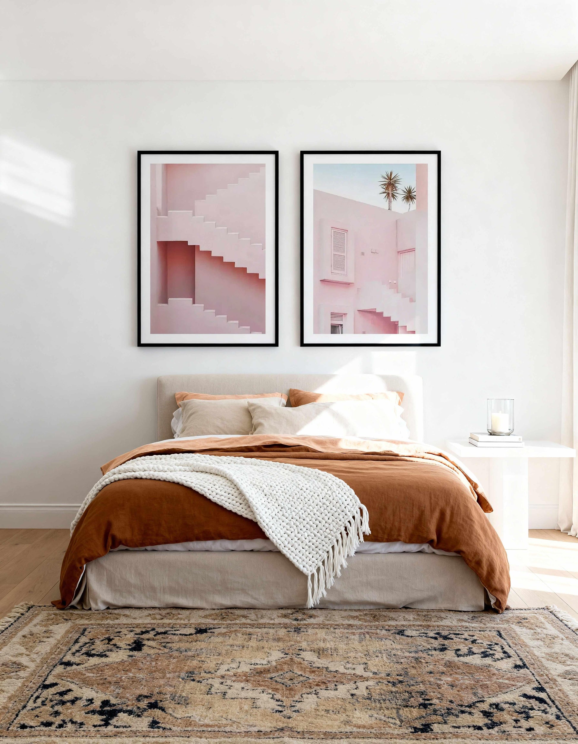 Ibiza Hotel I & II Art Print Set of 2 | Matching Wall Art from Olive et Oriel where you can shop wallpaper and artworks online
