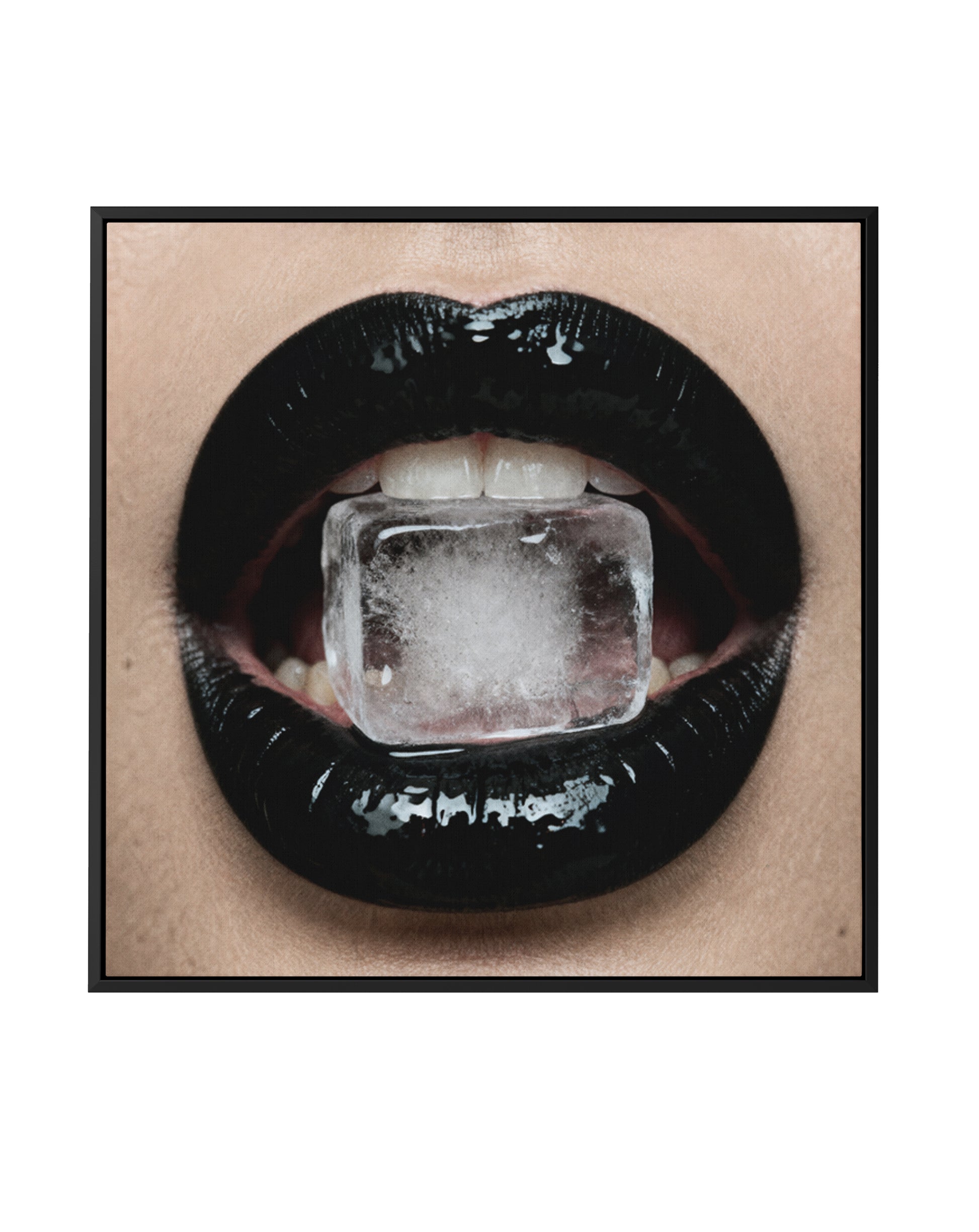 Ice Cold | Framed Canvas Art Print from Olive et Oriel where you can shop wallpaper and artworks online