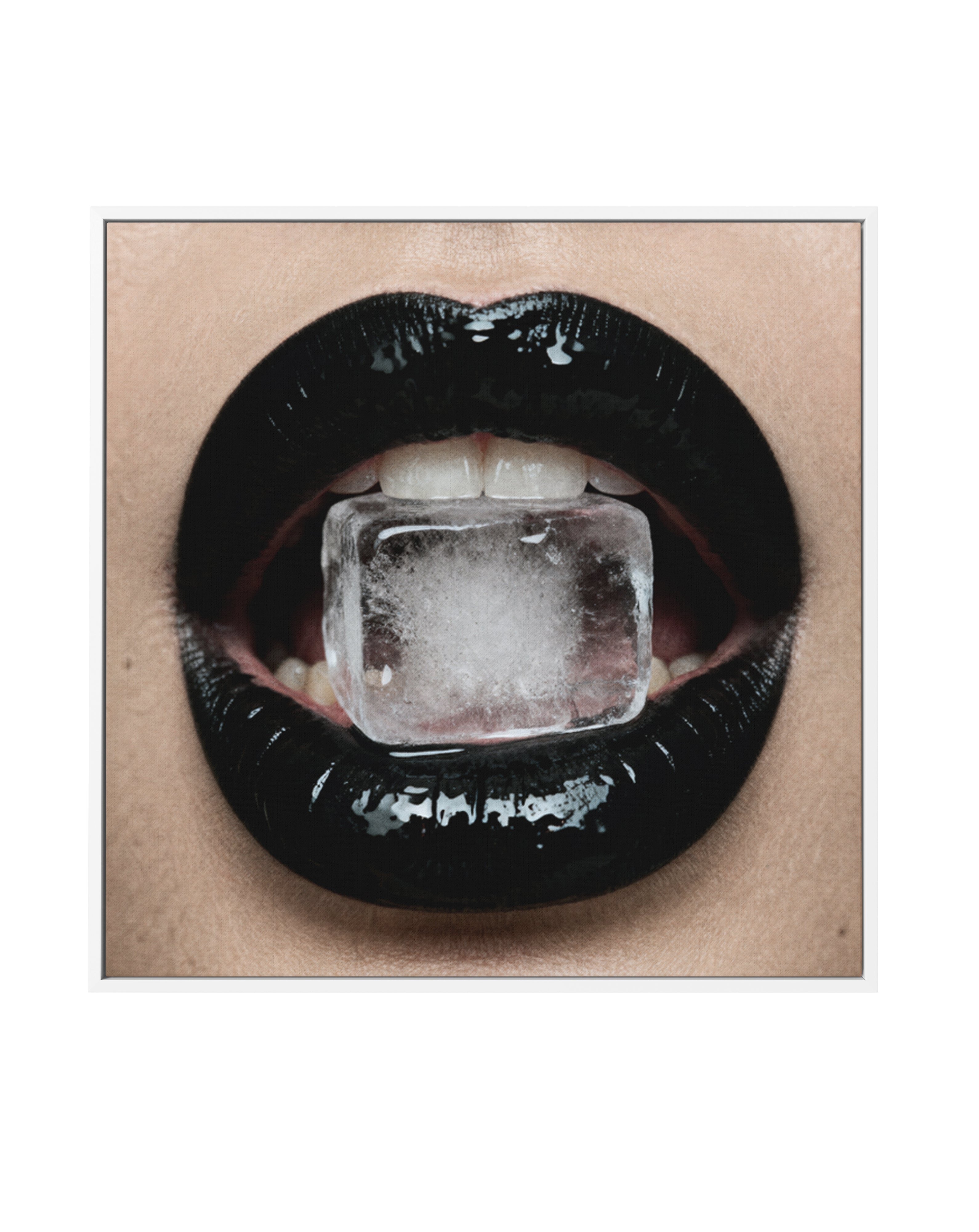 Ice Cold | Framed Canvas Art Print from Olive et Oriel where you can shop wallpaper and artworks online
