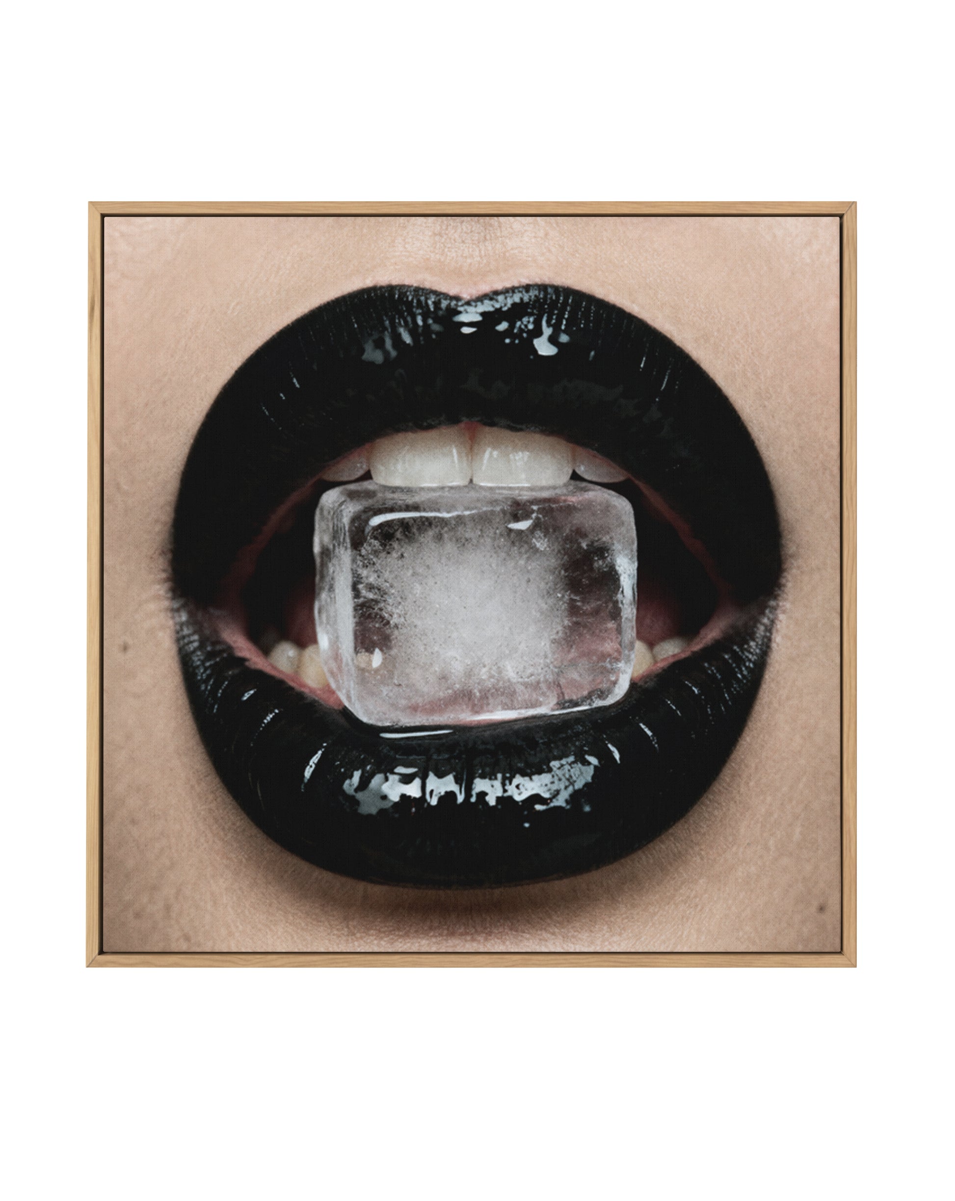 Ice Cold | Framed Canvas Art Print from Olive et Oriel where you can shop wallpaper and artworks online