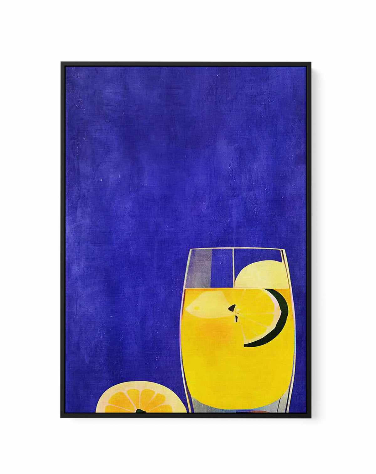 Ice Cold Lemonade By Bo Anderson | Framed Canvas Art Print from Olive et Oriel where you can shop wallpaper and artworks online