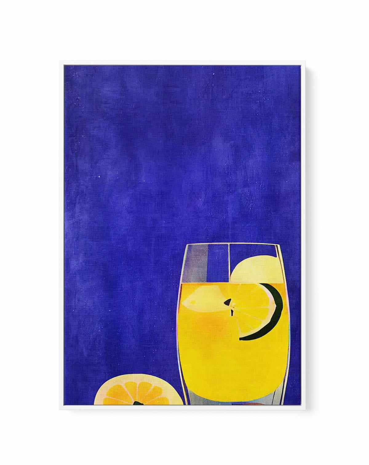 Ice Cold Lemonade By Bo Anderson | Framed Canvas Art Print from Olive et Oriel where you can shop wallpaper and artworks online