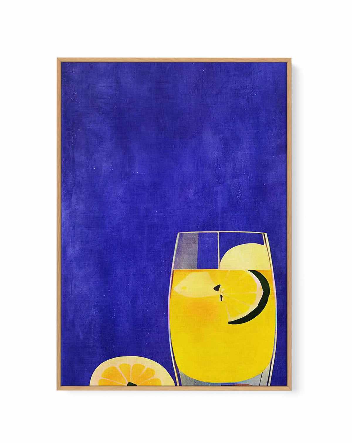Ice Cold Lemonade By Bo Anderson | Framed Canvas Art Print from Olive et Oriel where you can shop wallpaper and artworks online