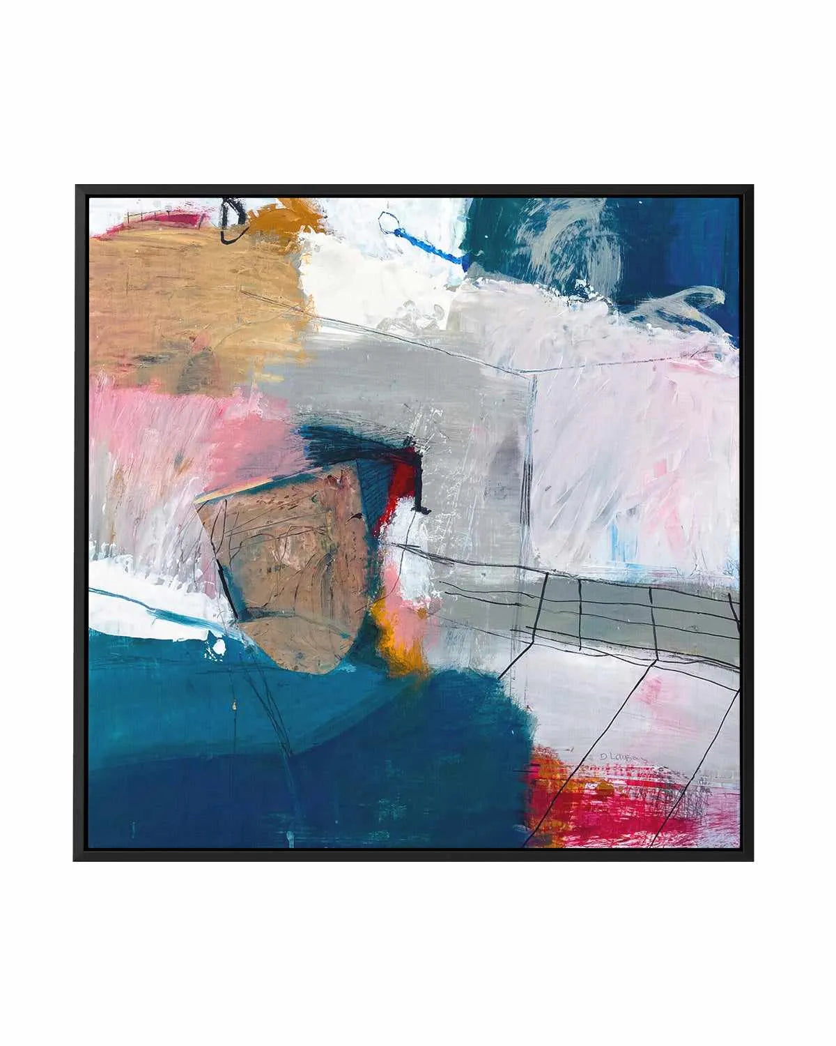 Ice by Danielle Lauzon | Framed Canvas Art Print from Olive et Oriel where you can shop wallpaper and artworks online