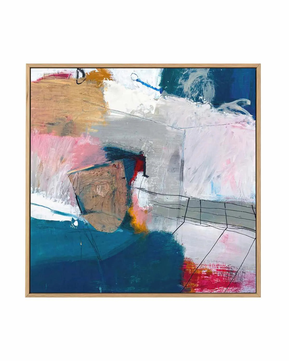 Ice by Danielle Lauzon | Framed Canvas Art Print from Olive et Oriel where you can shop wallpaper and artworks online