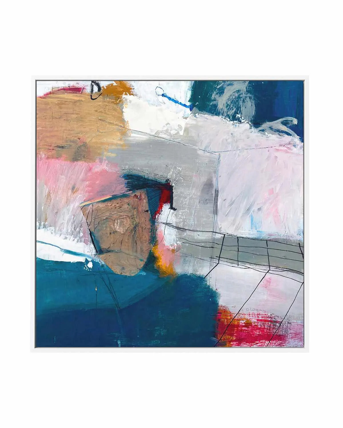 Ice by Danielle Lauzon | Framed Canvas Art Print from Olive et Oriel where you can shop wallpaper and artworks online