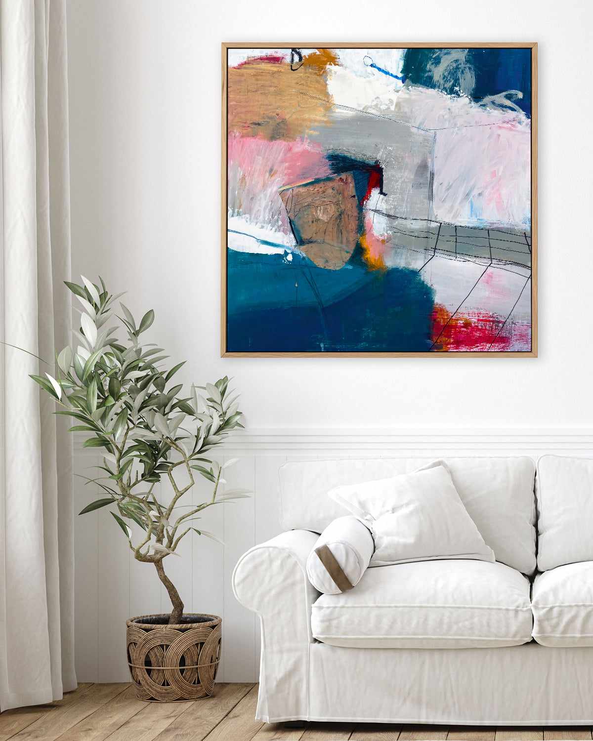 Ice by Danielle Lauzon | Framed Canvas Art Print