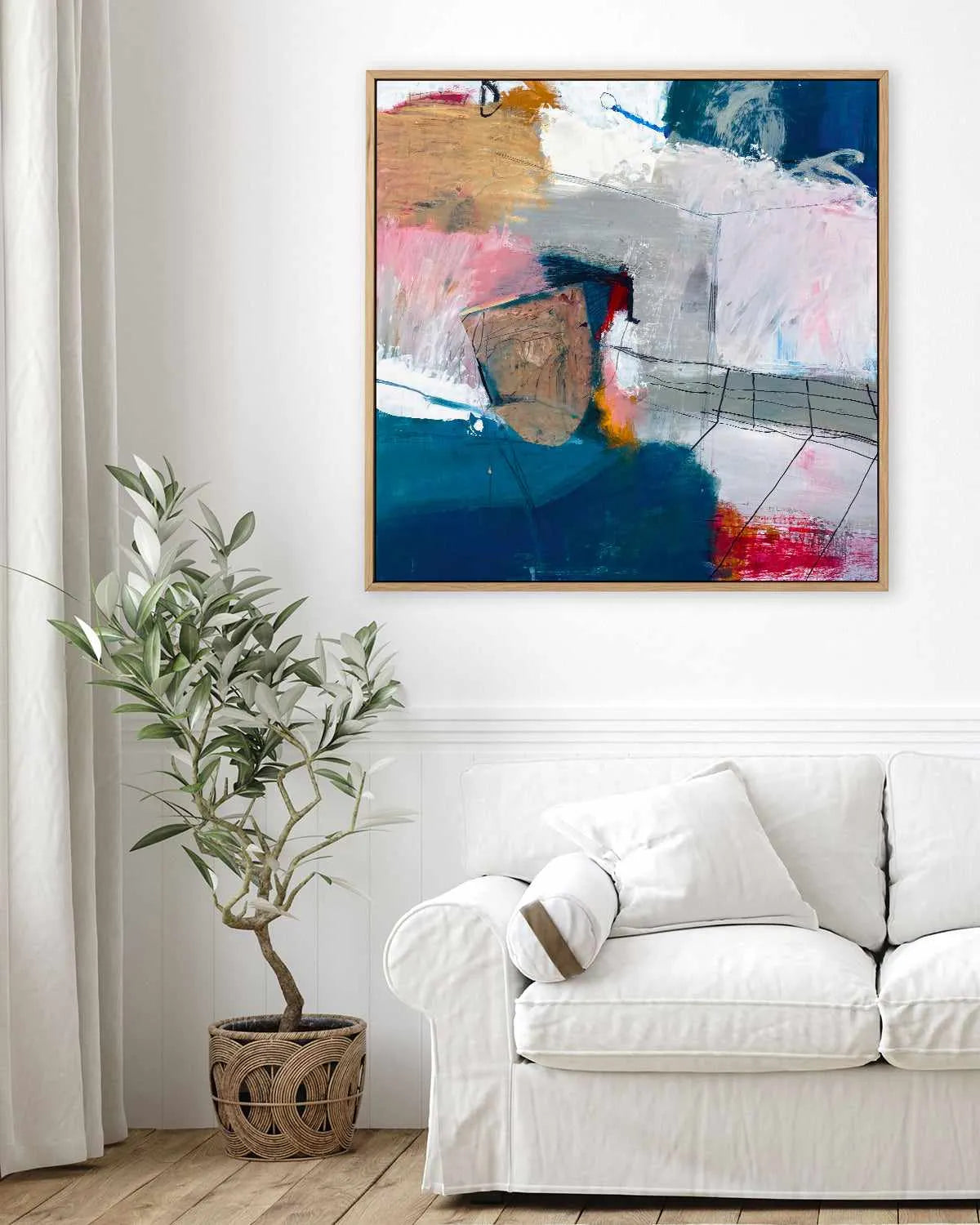 Ice by Danielle Lauzon | Framed Canvas Art Print from Olive et Oriel where you can shop wallpaper and artworks online