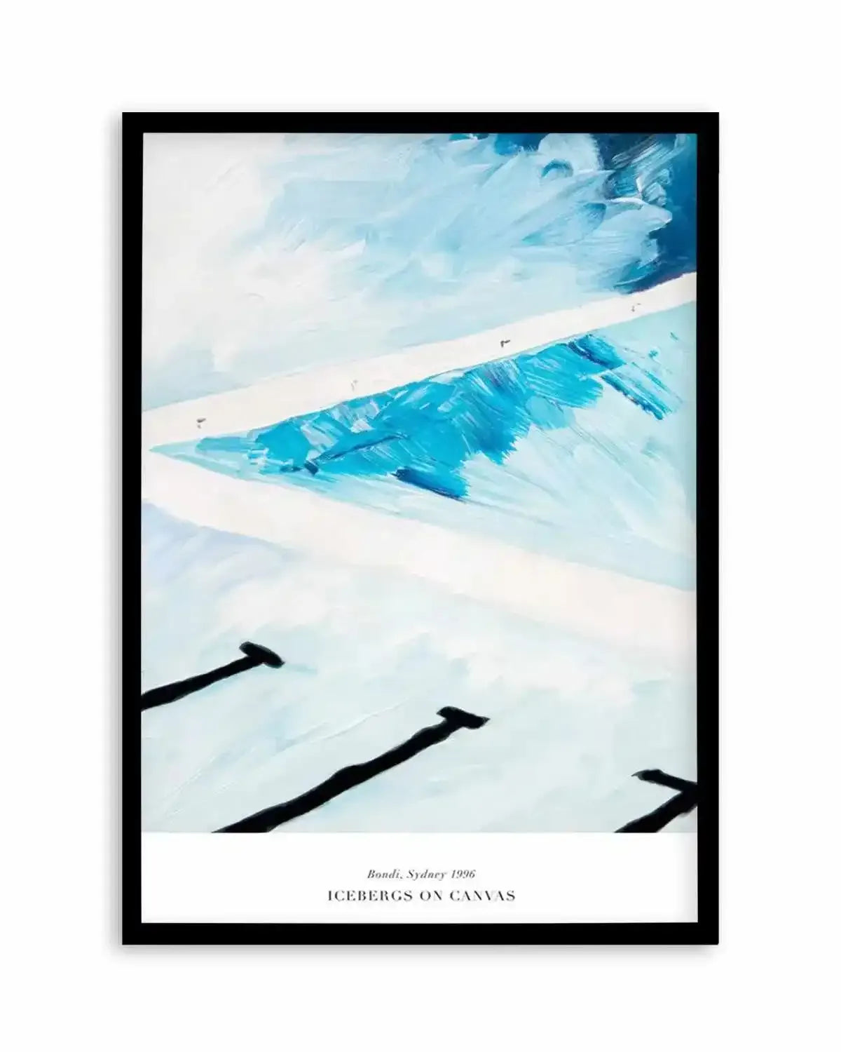 Icebergs 1996 Art Print from Olive et Oriel where you can shop wallpaper and artworks online