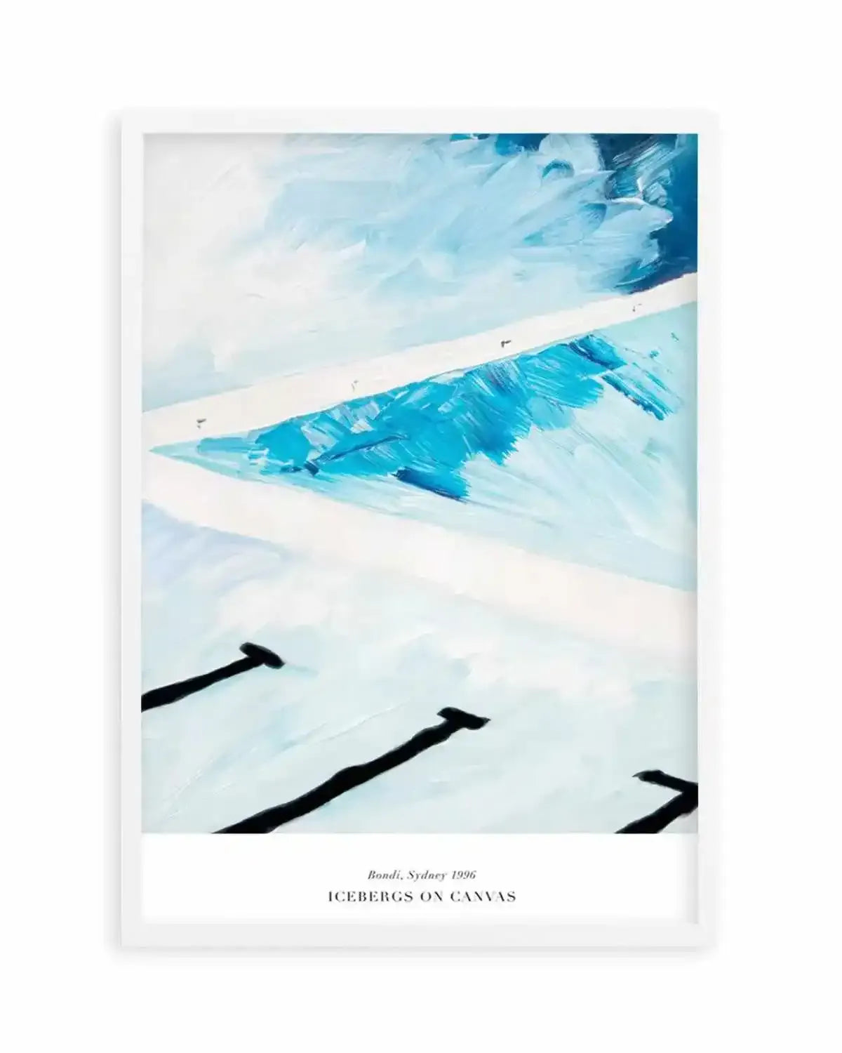 Icebergs 1996 Art Print from Olive et Oriel where you can shop wallpaper and artworks online