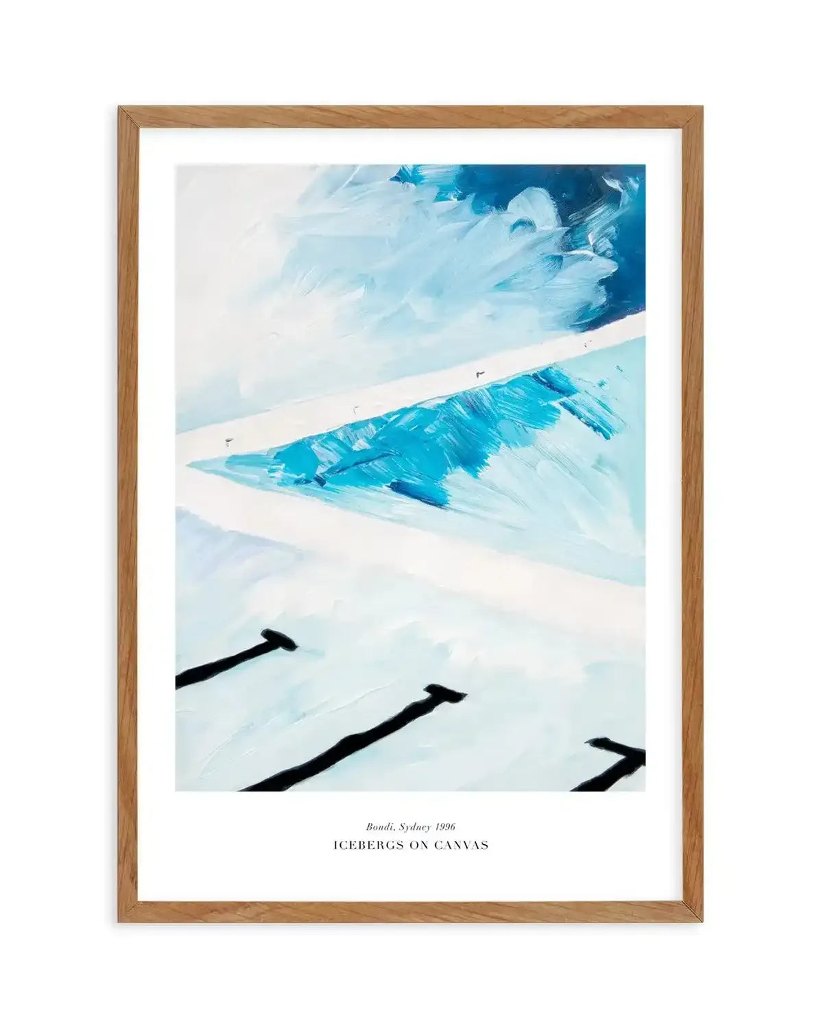 Icebergs 1996 Art Print-PRINT-Olive et Oriel-Olive et Oriel-50x70 cm | 19.6" x 27.5"-Walnut-With White Border-Buy-Australian-Art-Prints-Online-with-Olive-et-Oriel-Your-Artwork-Specialists-Austrailia-Decorate-With-Coastal-Photo-Wall-Art-Prints-From-Our-Beach-House-Artwork-Collection-Fine-Poster-and-Framed-Artwork