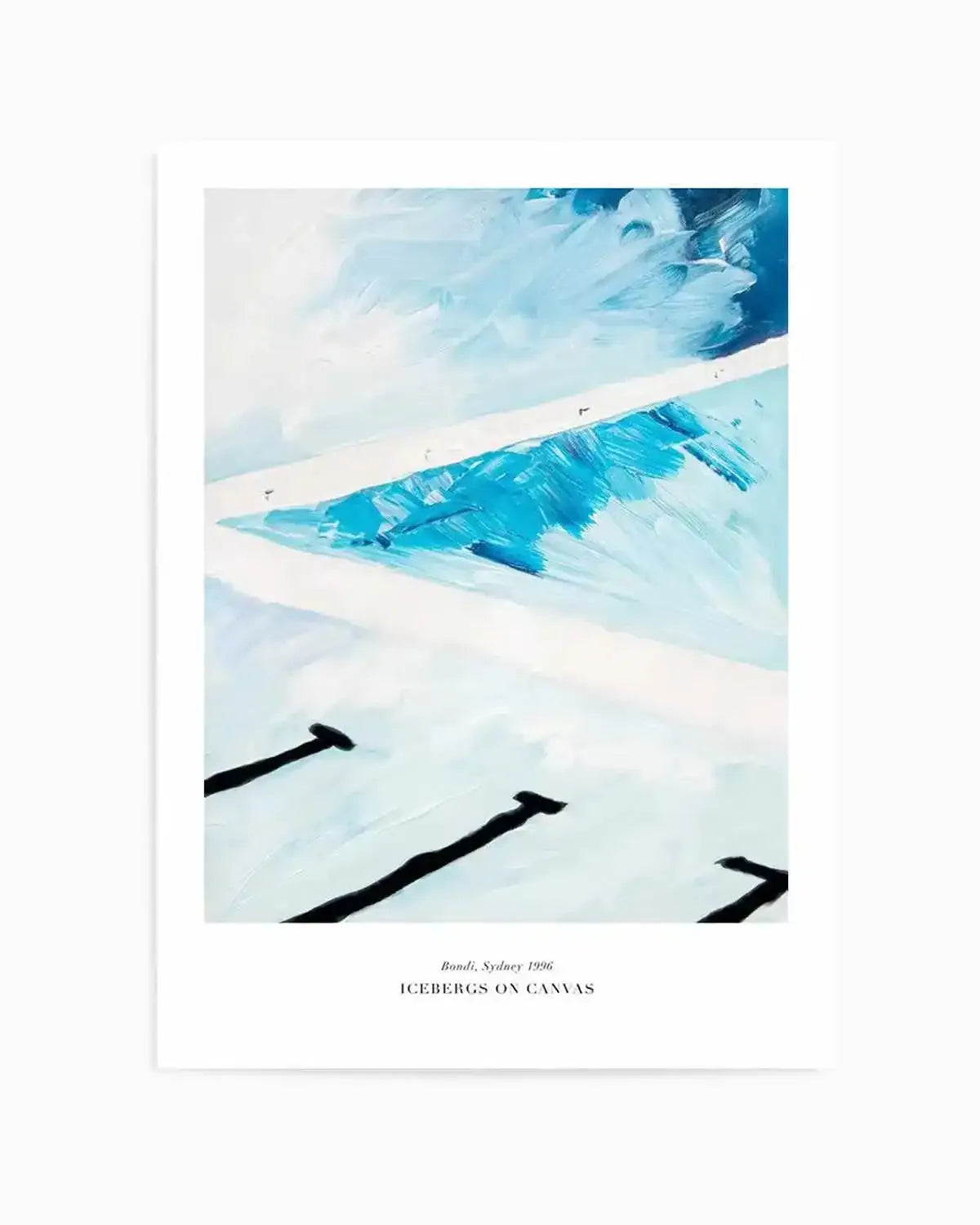 Icebergs 1996 Art Print from Olive et Oriel where you can shop wallpaper and artworks online