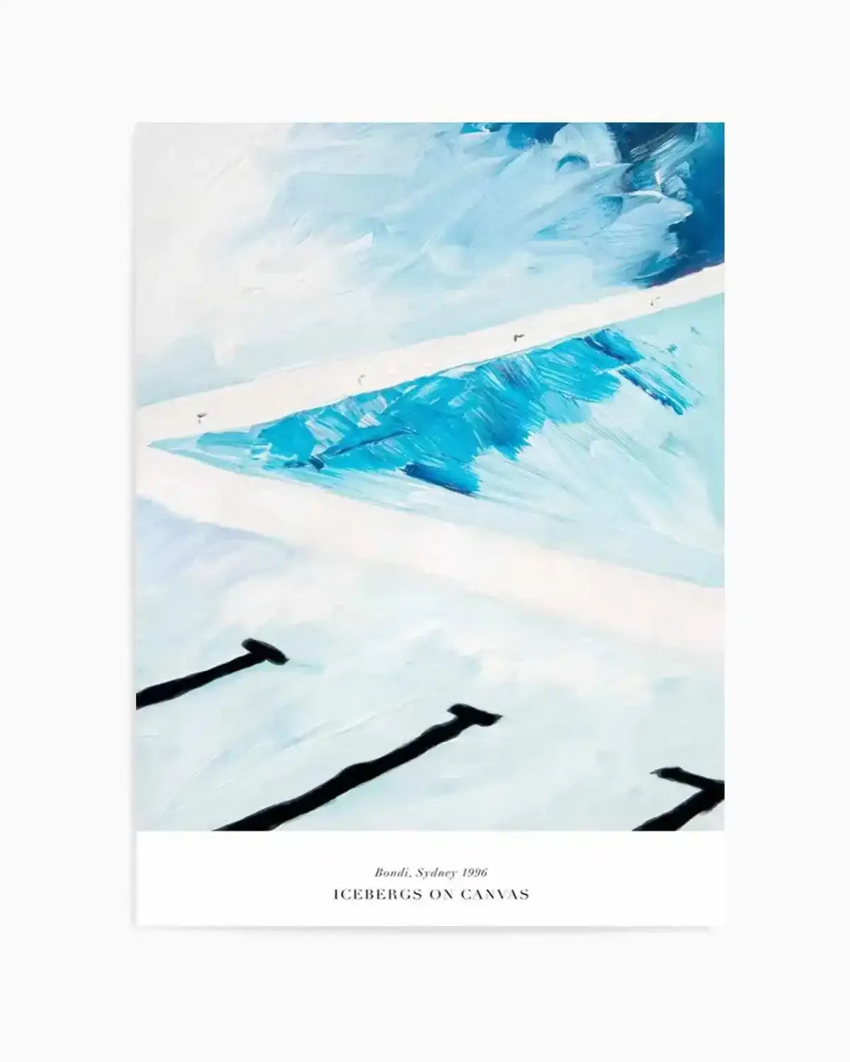 Icebergs 1996 Art Print from Olive et Oriel where you can shop wallpaper and artworks online