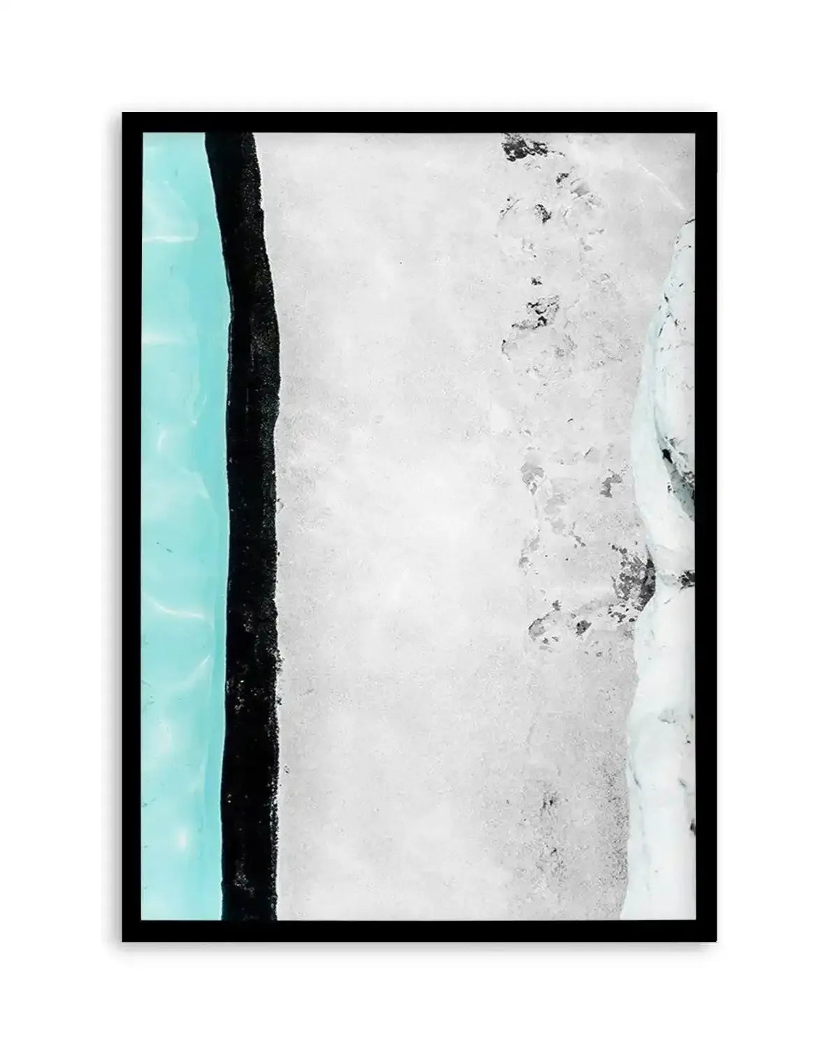Icebergs Abstract I Art Print from Olive et Oriel where you can shop wallpaper and artworks online