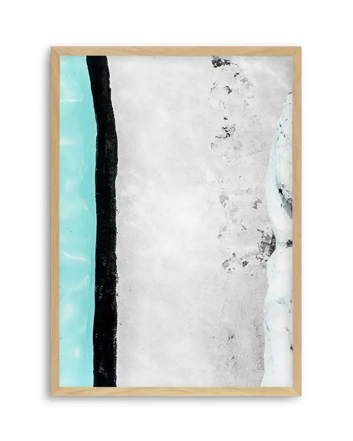 Icebergs Abstract I Art Print from Olive et Oriel where you can shop wallpaper and artworks online