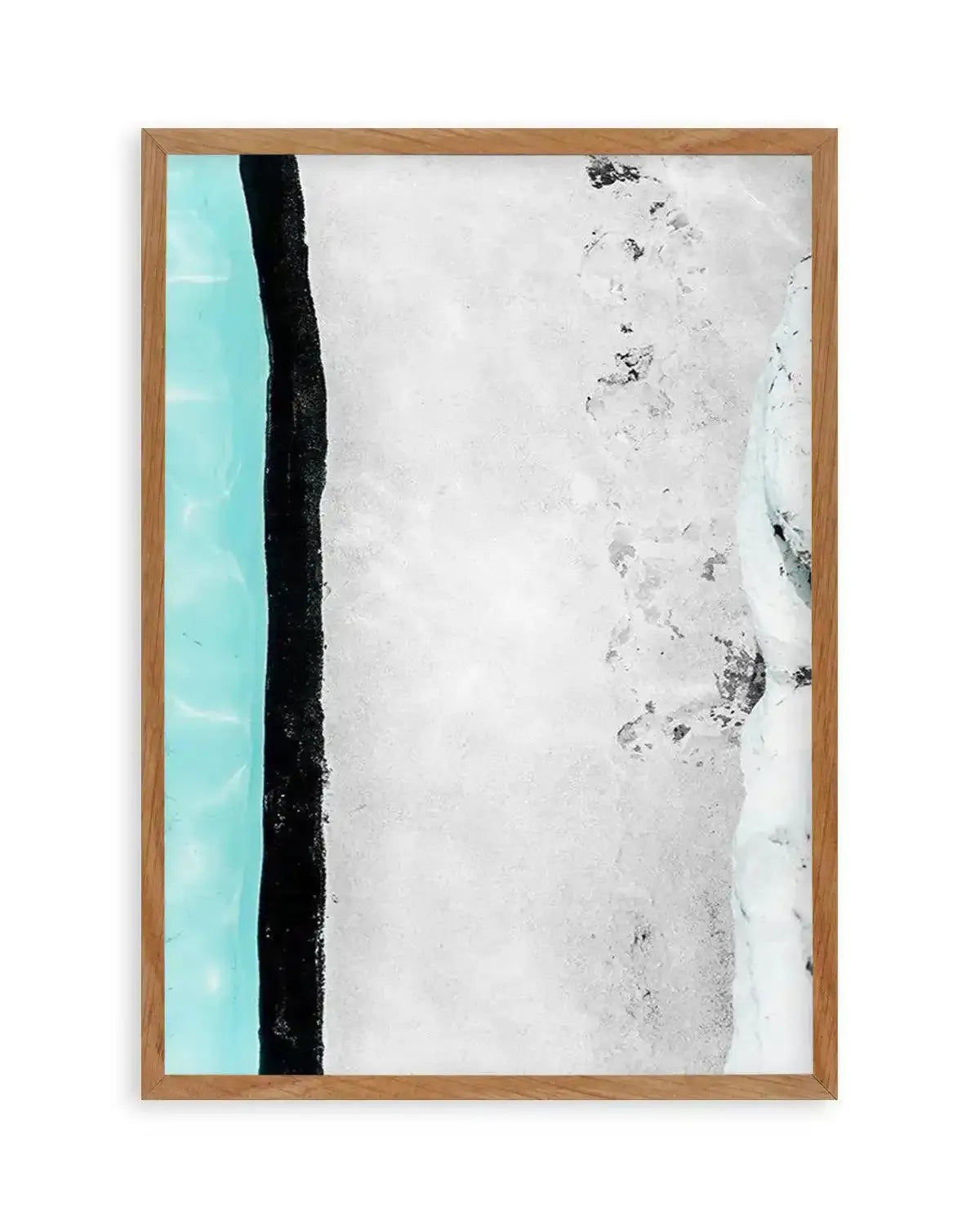 Icebergs Abstract I Art Print from Olive et Oriel where you can shop wallpaper and artworks online