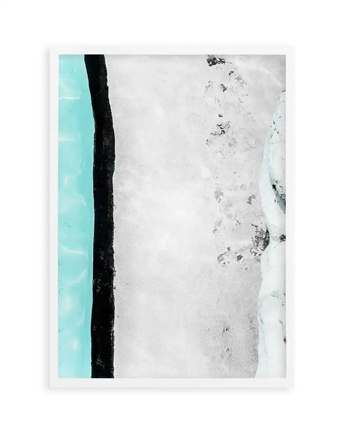 Icebergs Abstract I Art Print from Olive et Oriel where you can shop wallpaper and artworks online