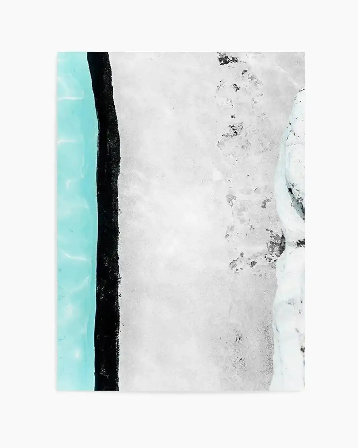 Icebergs Abstract I Art Print from Olive et Oriel where you can shop wallpaper and artworks online