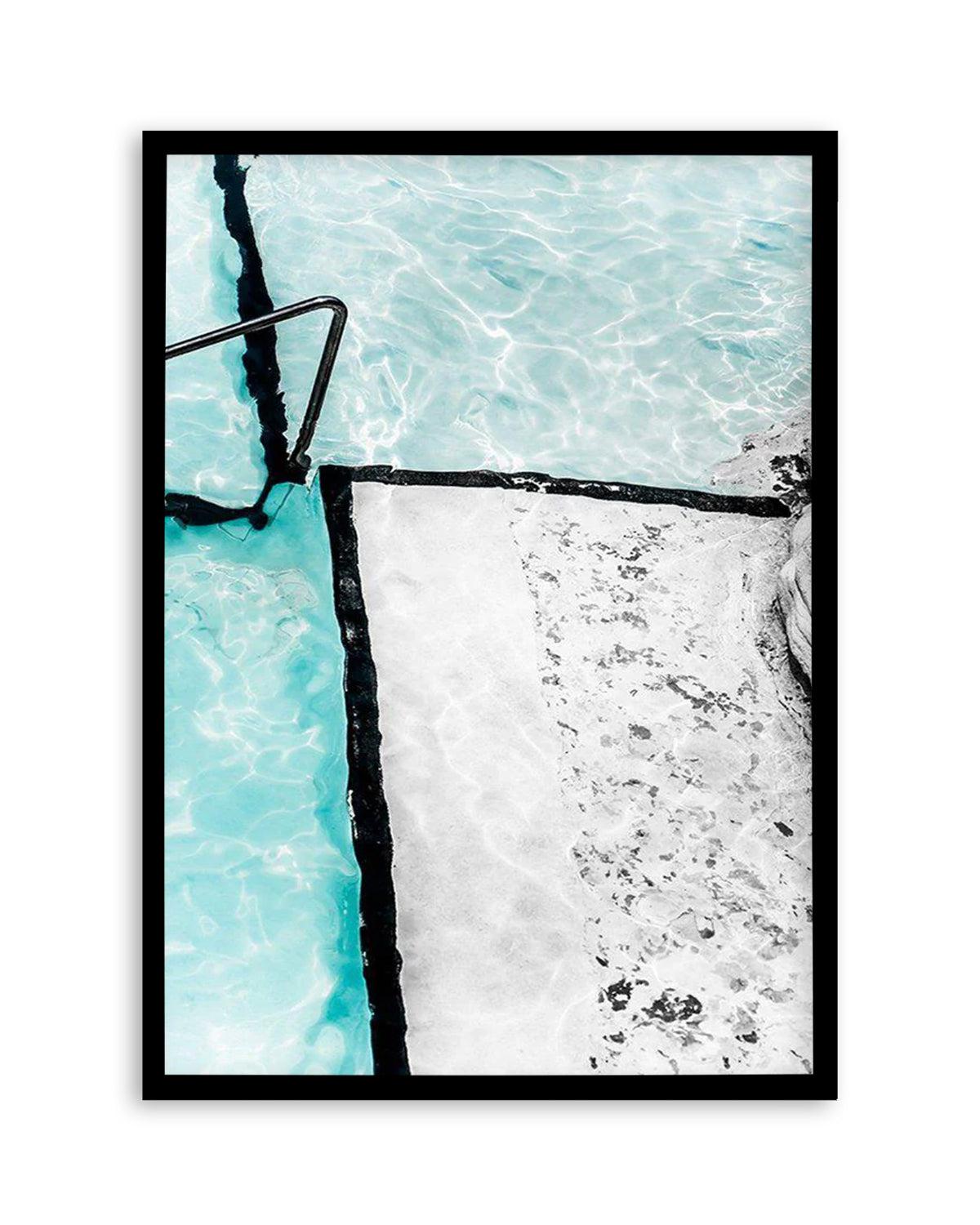 Icebergs Abstract II   Art Print