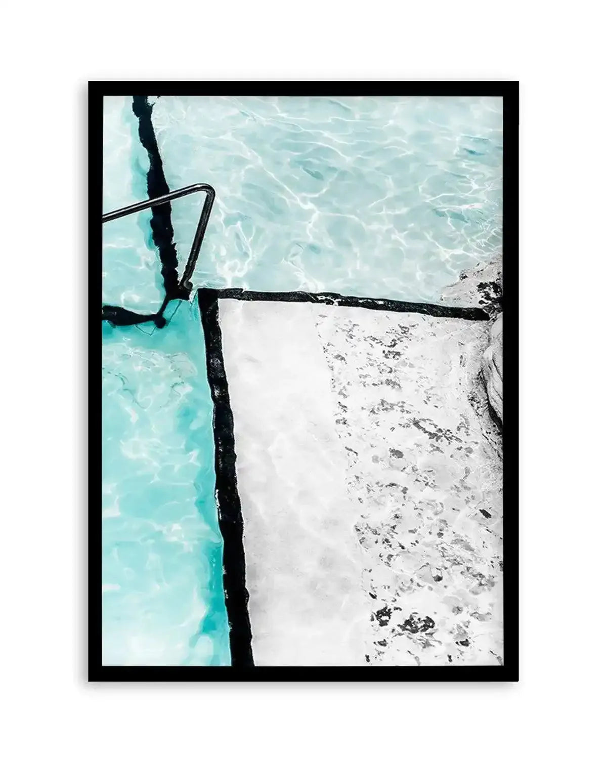 Icebergs Abstract II Art Print from Olive et Oriel where you can shop wallpaper and artworks online