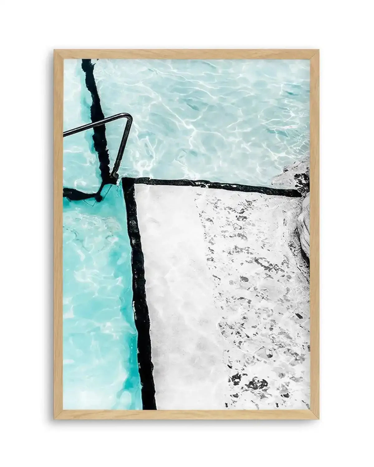 Icebergs Abstract II Art Print from Olive et Oriel where you can shop wallpaper and artworks online
