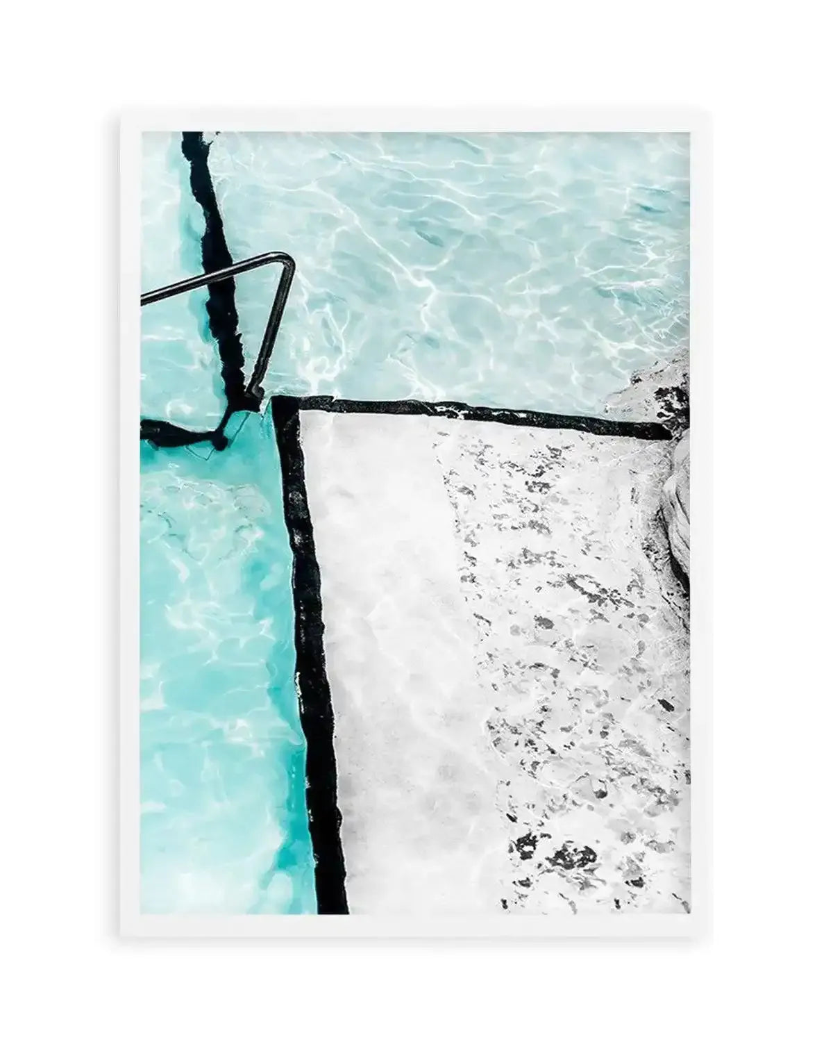 Icebergs Abstract II Art Print from Olive et Oriel where you can shop wallpaper and artworks online